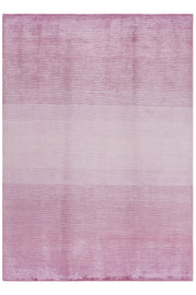Nepal 3540 El Dokuma Kalın Bambu Halı 170x240 - Pembe — üstten görünüm