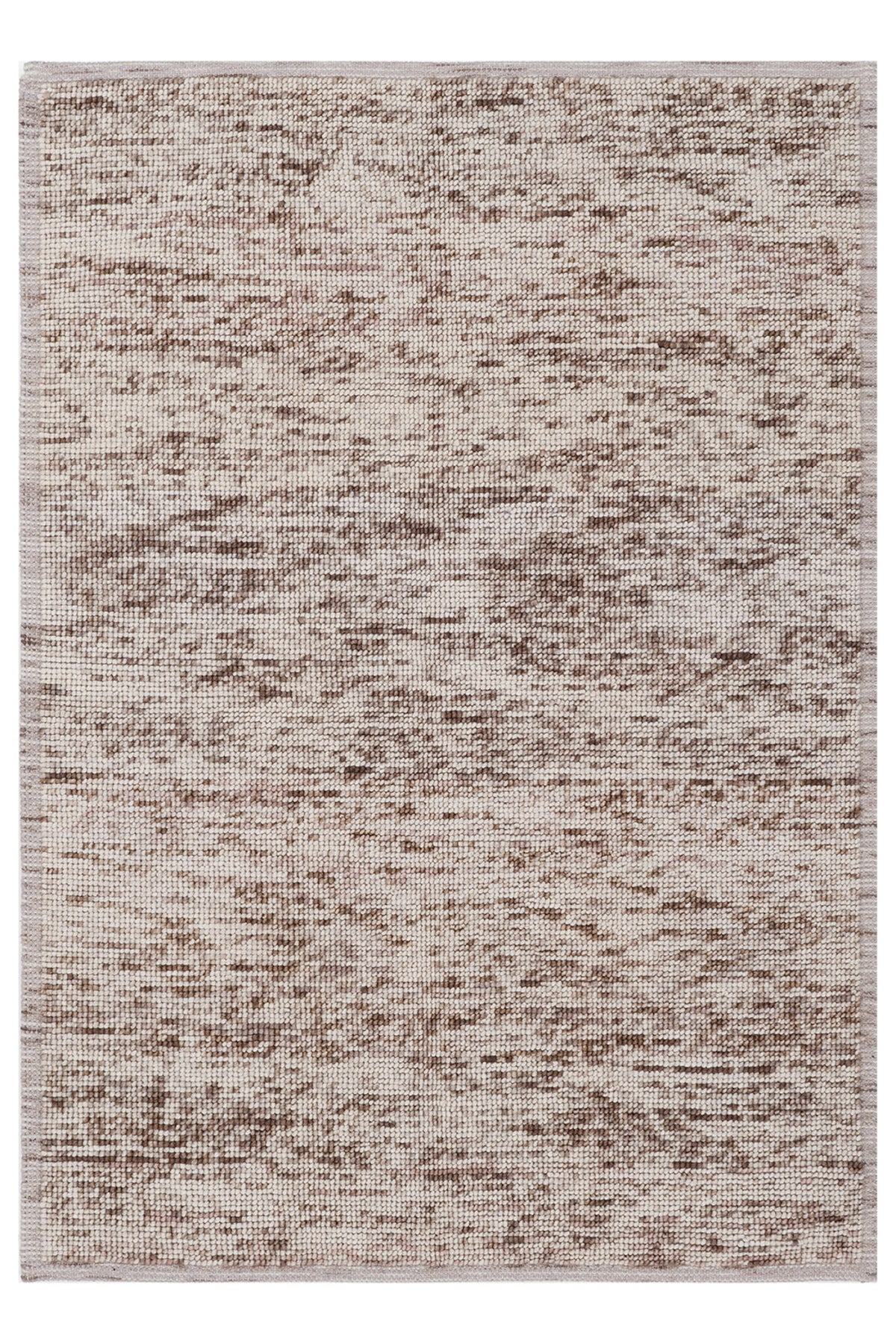 Nepal 3584 El Dokuma Kalın Yün Kilim 140x200 - Çok Renkli — üstten görünüm