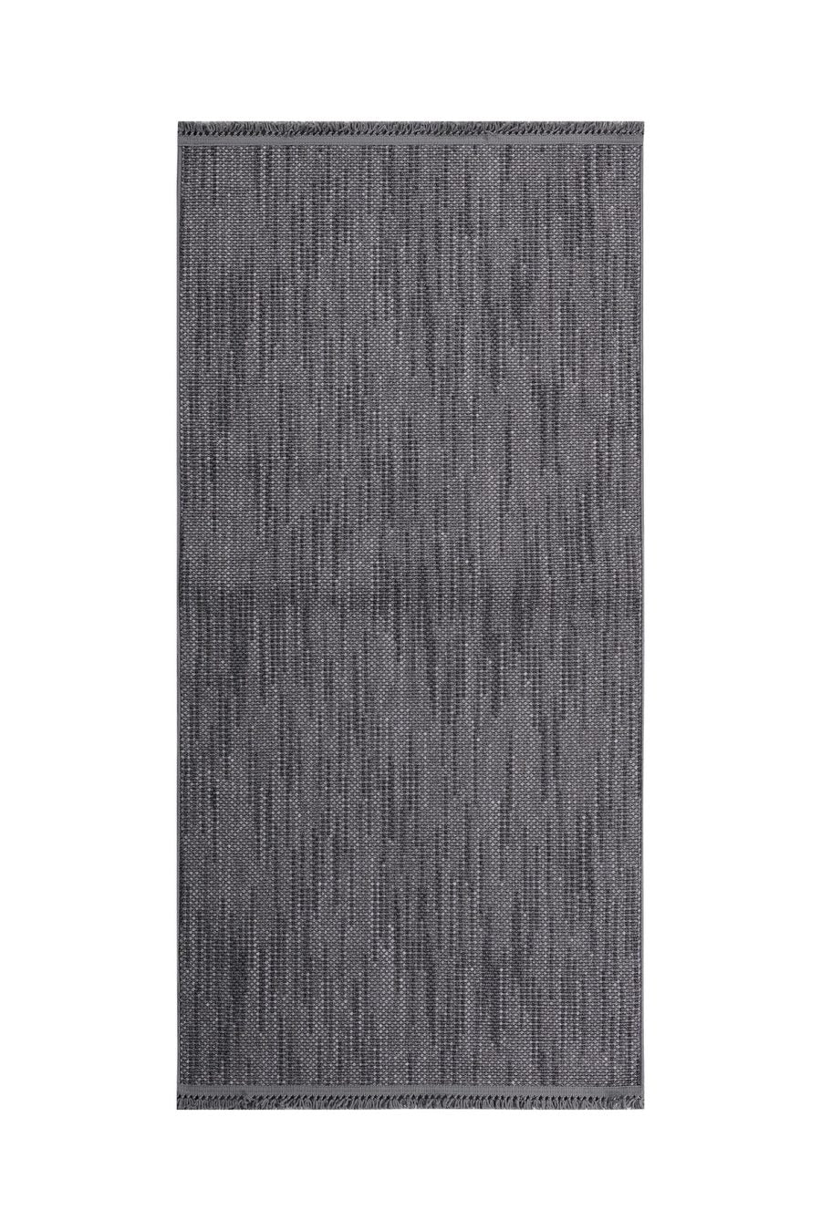 Piana 1106 Antrasit Koridor Halısı — üstten görünüm