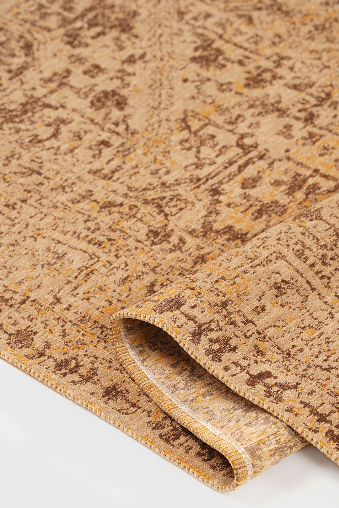Nayra Spirit 3 Kaymaz Tabanlı Yıkanabilir Vintage Kilim - Bej — detay 1