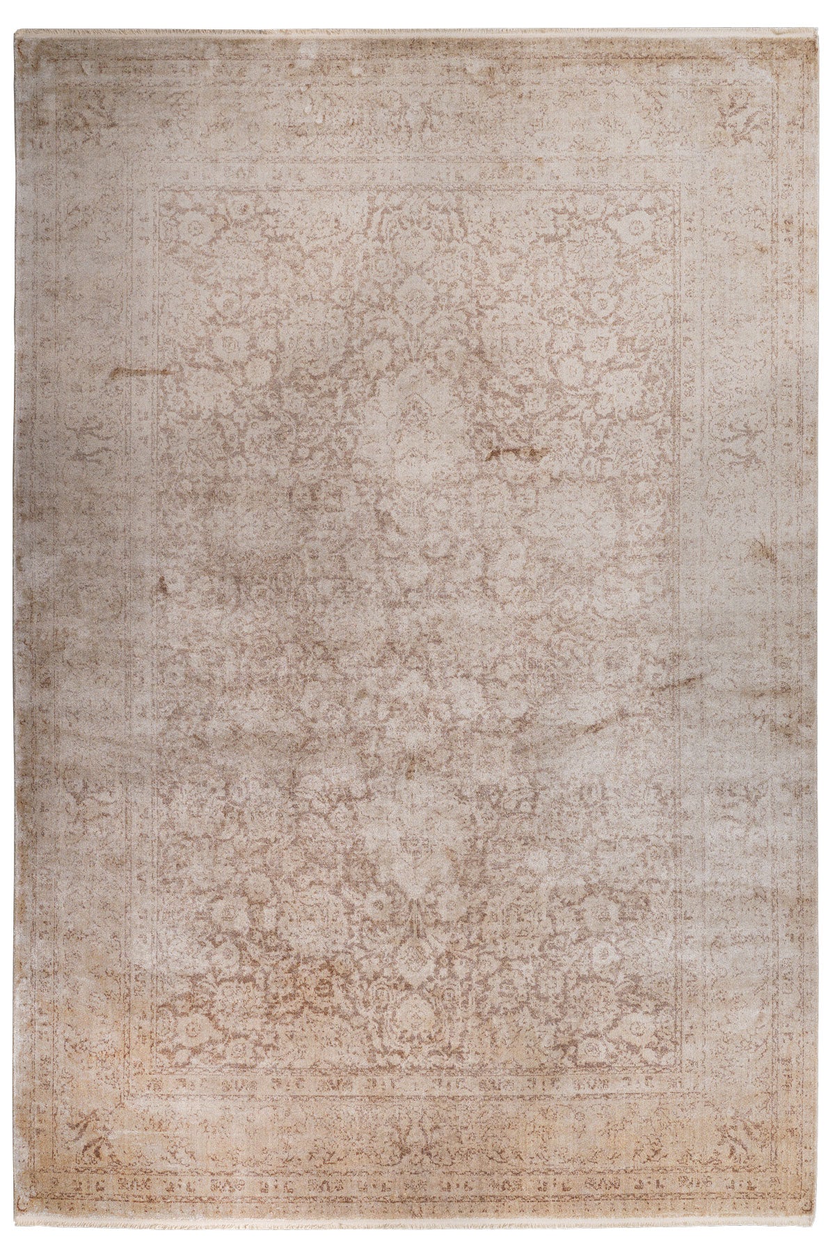 Overdye 4011 Makine Dokuma Bambu Halı — üstten görünüm