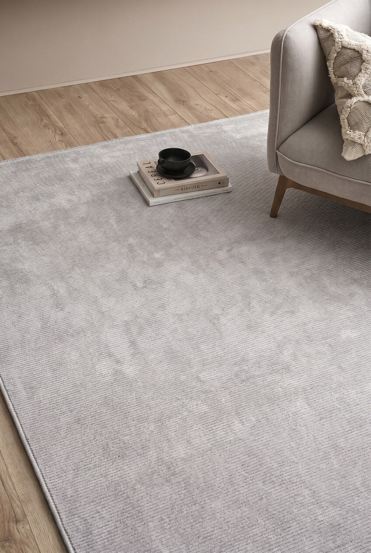 Loya 3004 Makine Dokuma Bambu Halı — ortam görseli