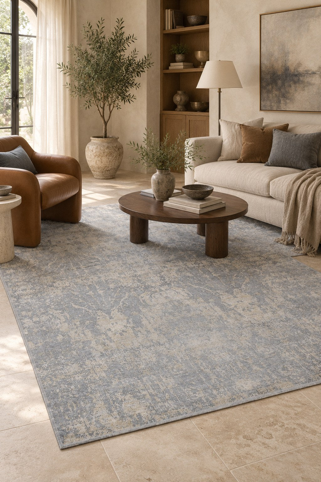 Patina 6013 Makine Dokuma Bambu Halı — ortam görünümü