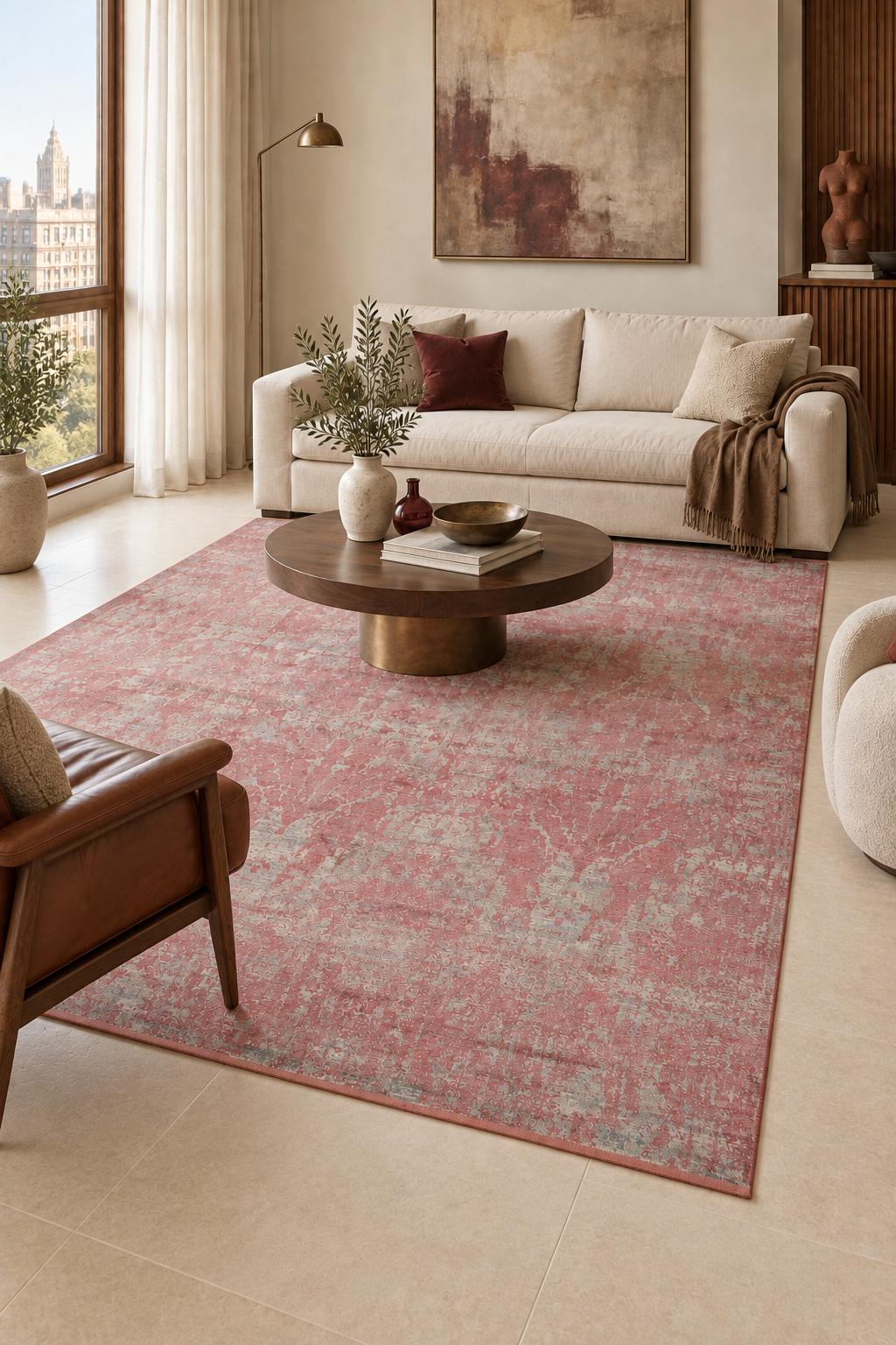 Patina 6018 Makine Dokuma Bambu Halı — ortam görünümü