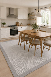 Sisalia NS957 Bordürlü Sisal Halı — ortam görseli
