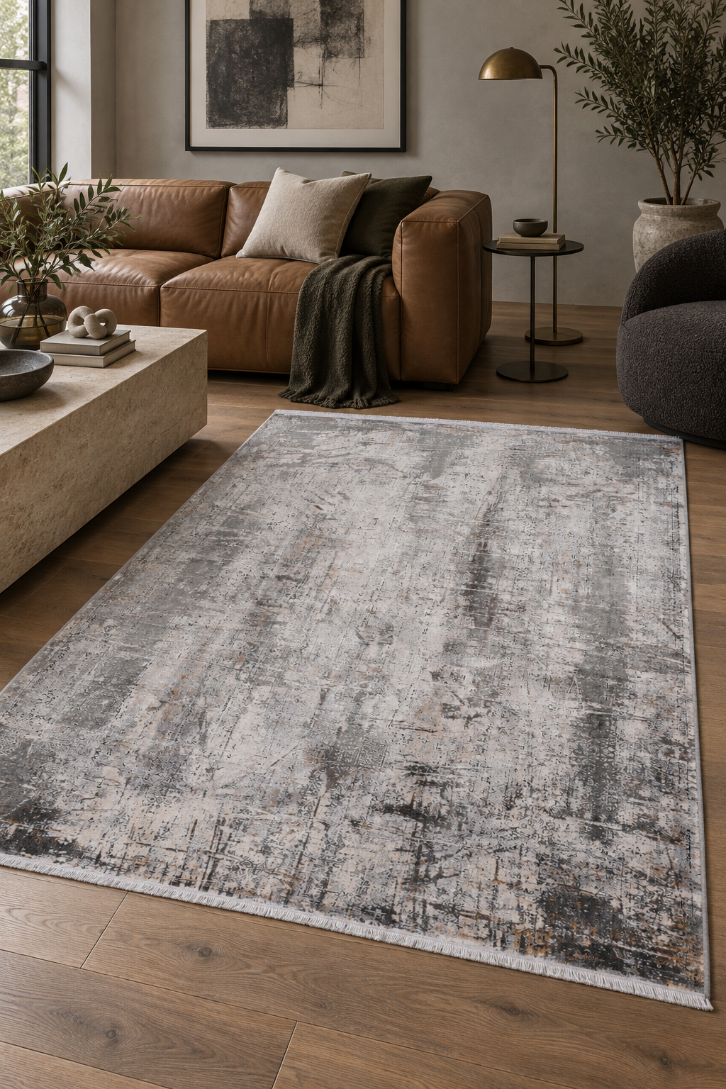 Naar Cornelia 17741A Bambu Halı - Bej