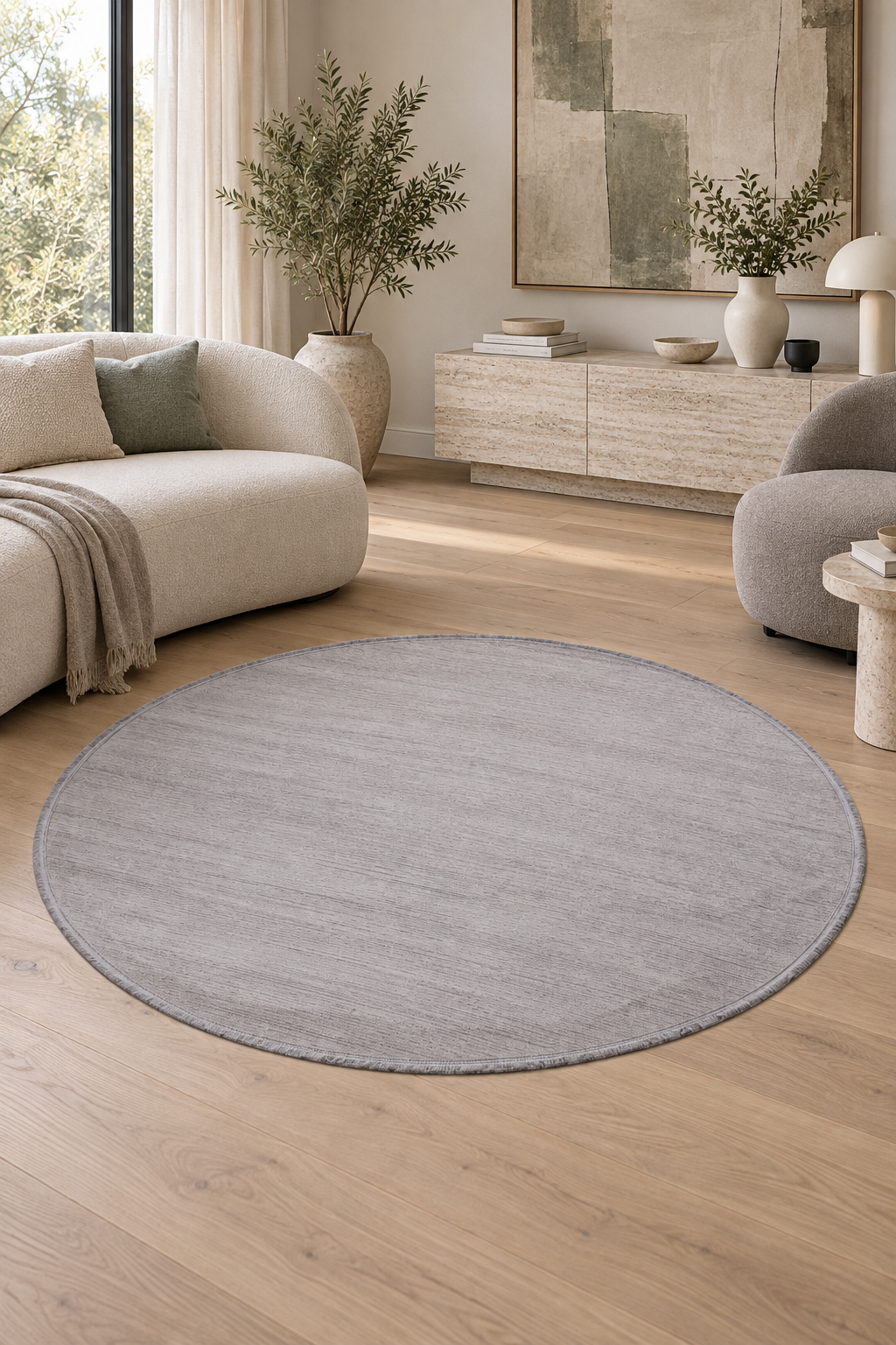 Romans Naturel 1702 Vizon Daire Halısı