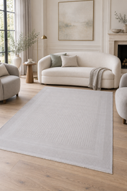 Miras 6818 Beyaz Salon Halısı