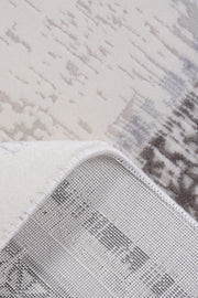 Lizbon 4512 Gri Salon Halısı — üstten görünüm