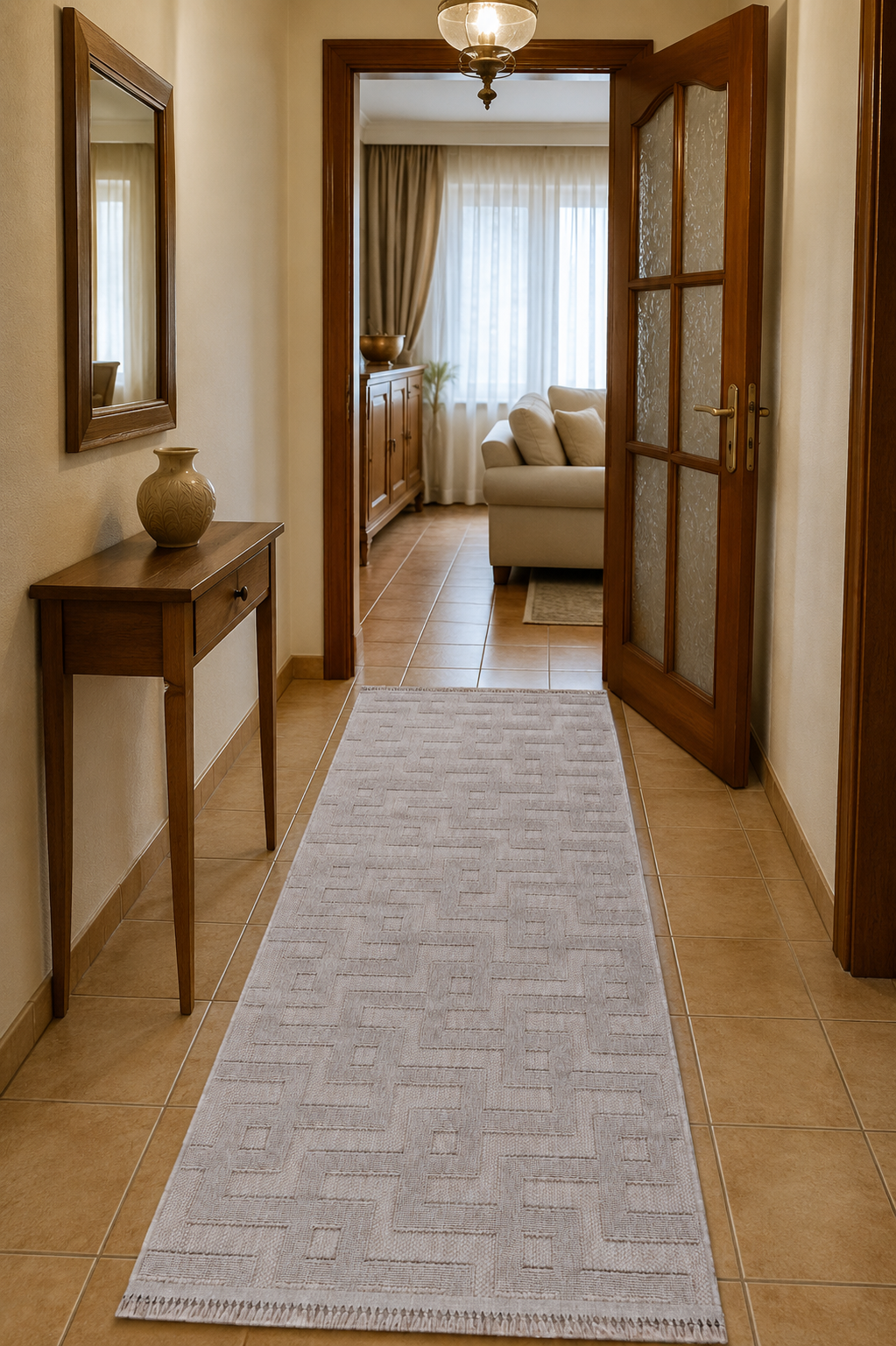 Togo 7510 Bej Koridor Halısı