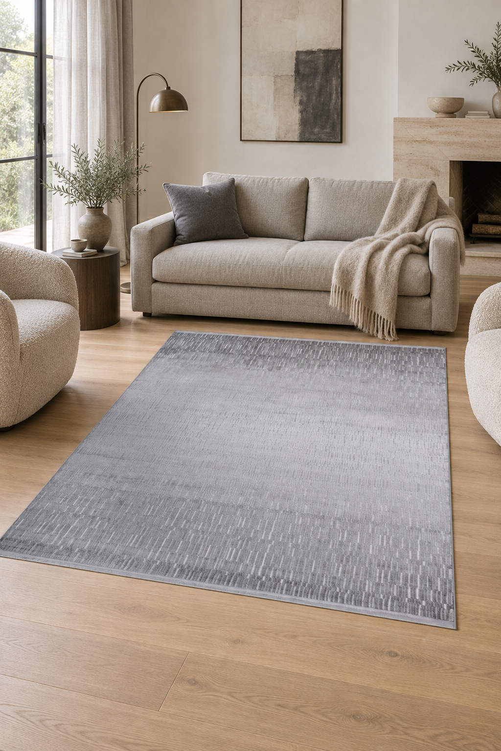 Nita 1205 Gri Salon Halısı