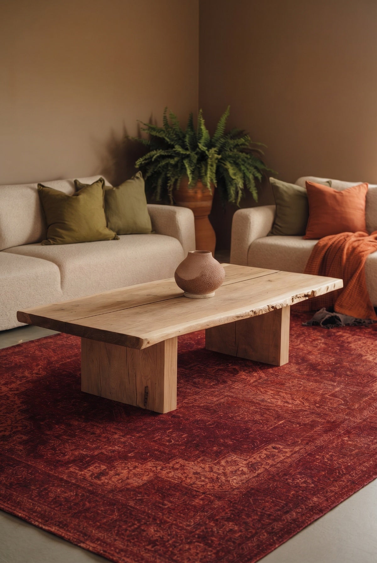 Etro 2701 Terracota Salon Halısı — ortam görünümü