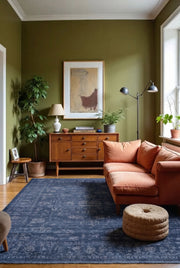 Etro 2702 Oxford Blue Salon Halısı — ortam görünümü