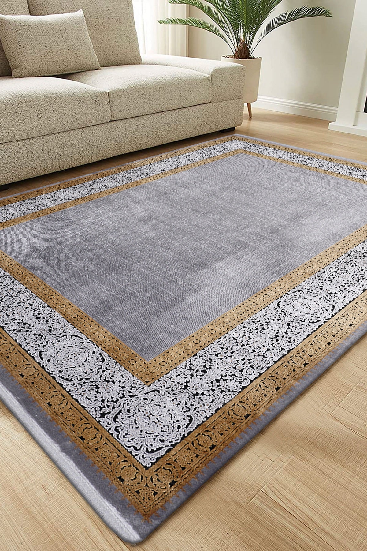 Diora Aden 6986A Bambu Halı — üstten görünüm