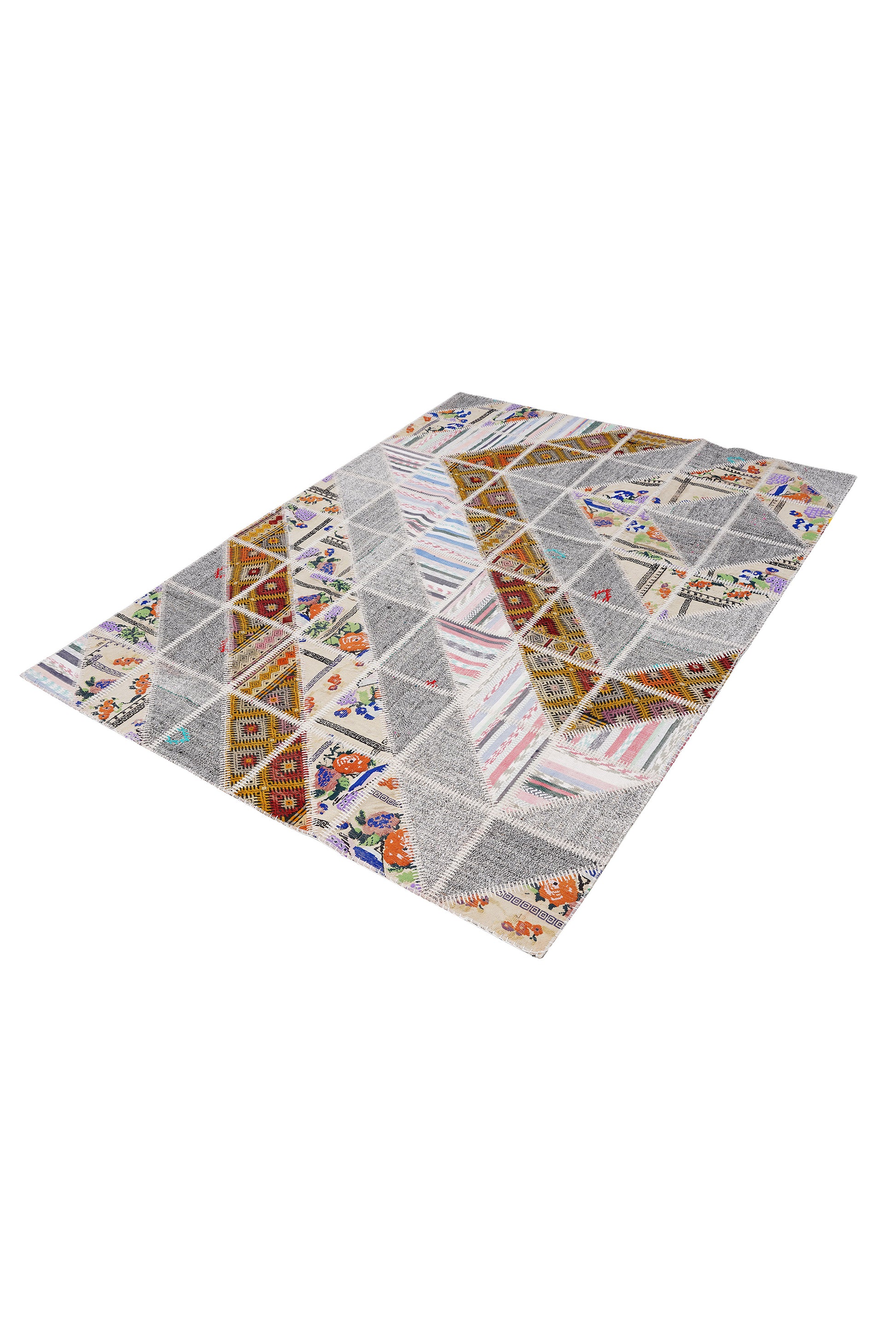 Naar Halı Patchwork El Yapımı Dekoratif Halı — detay 3