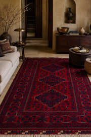 Afgan Khamyab El Dokuma Yün Halı 100x156 - Afgan el dokuma hali mockup