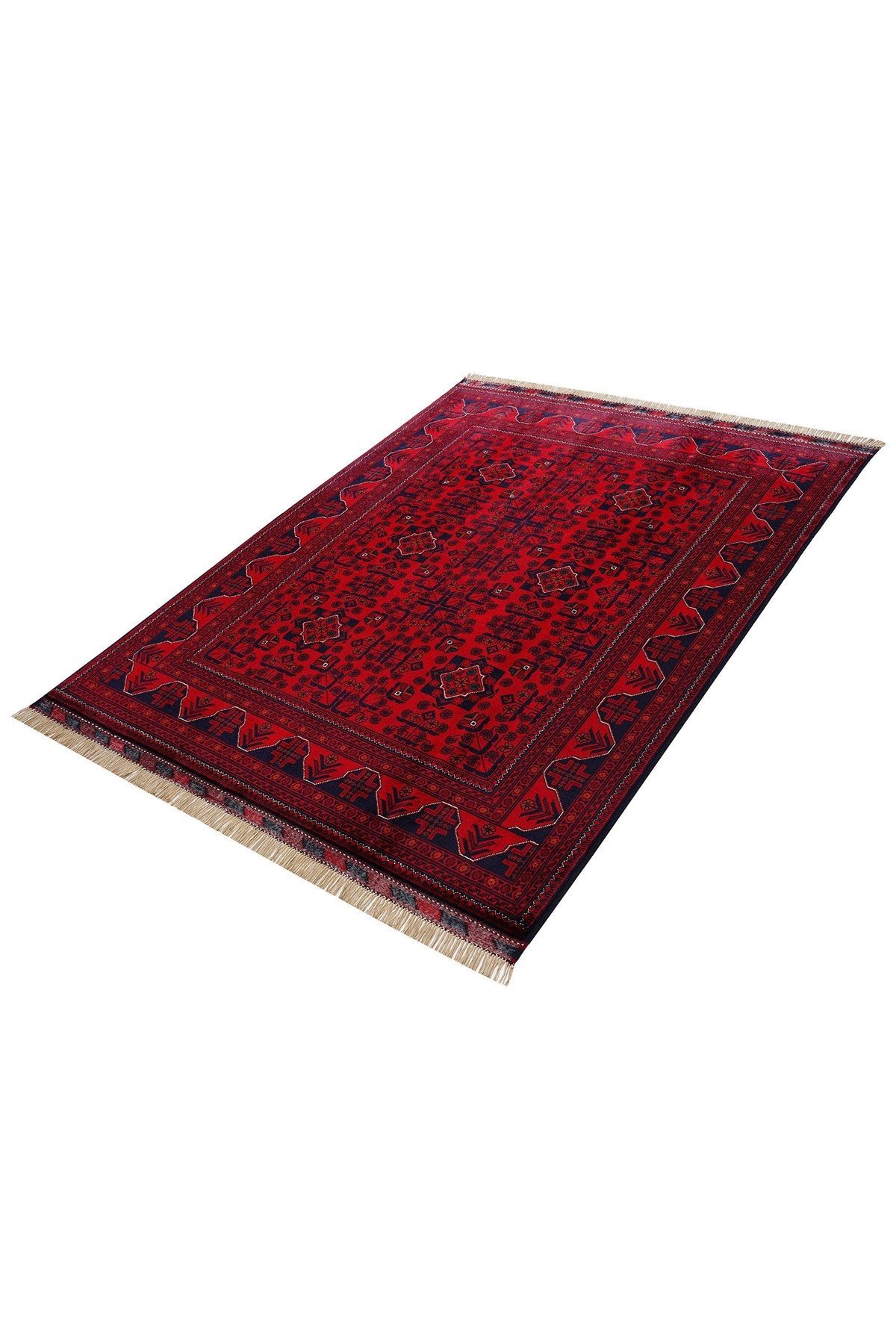 Afgan Khamyab El Dokuma Yün Halı — detay 3