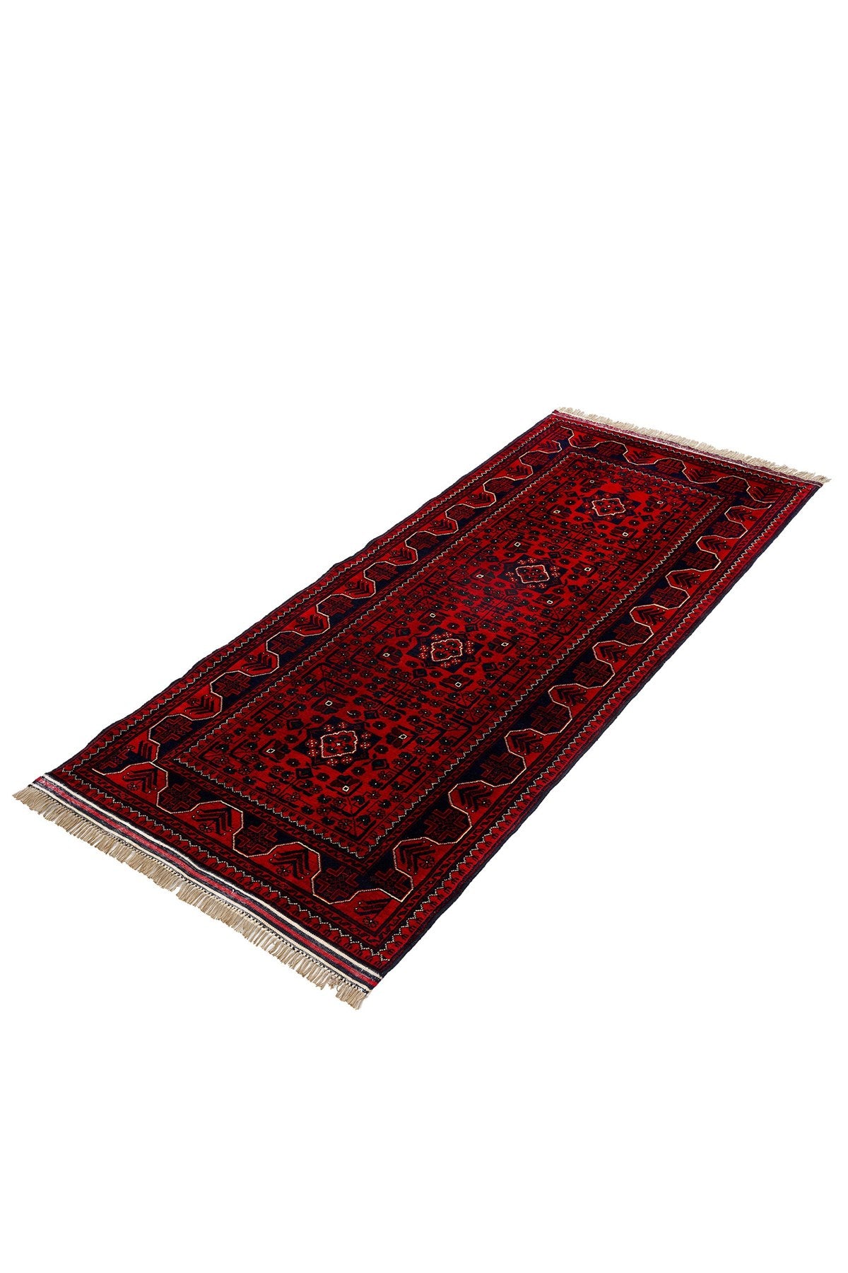 Afgan Khamyab El Dokuma Yün Halı — detay 2