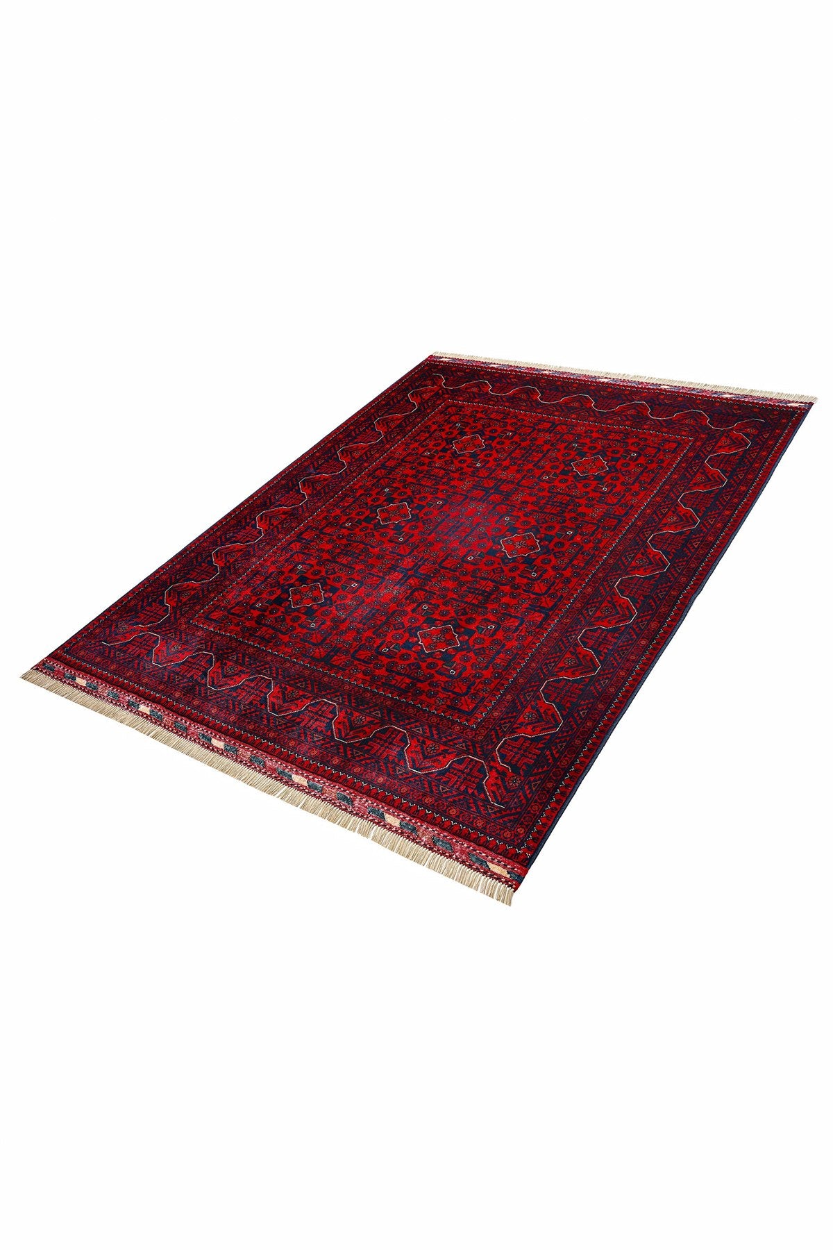 Afgan Khamyab El Dokuma Yün Halı — detay 3