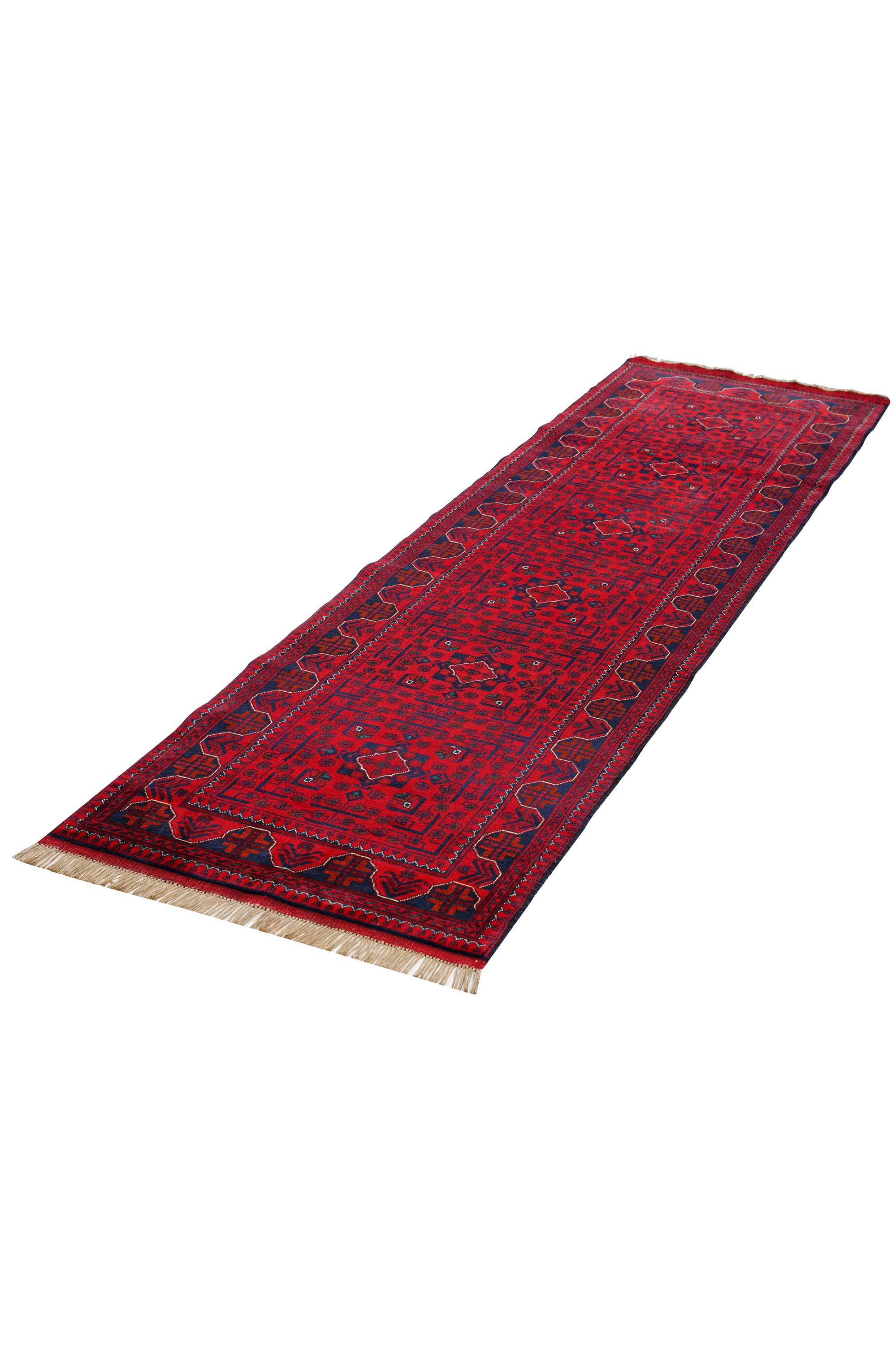 Afgan Khamyab El Dokuma Yün Halı — detay 3