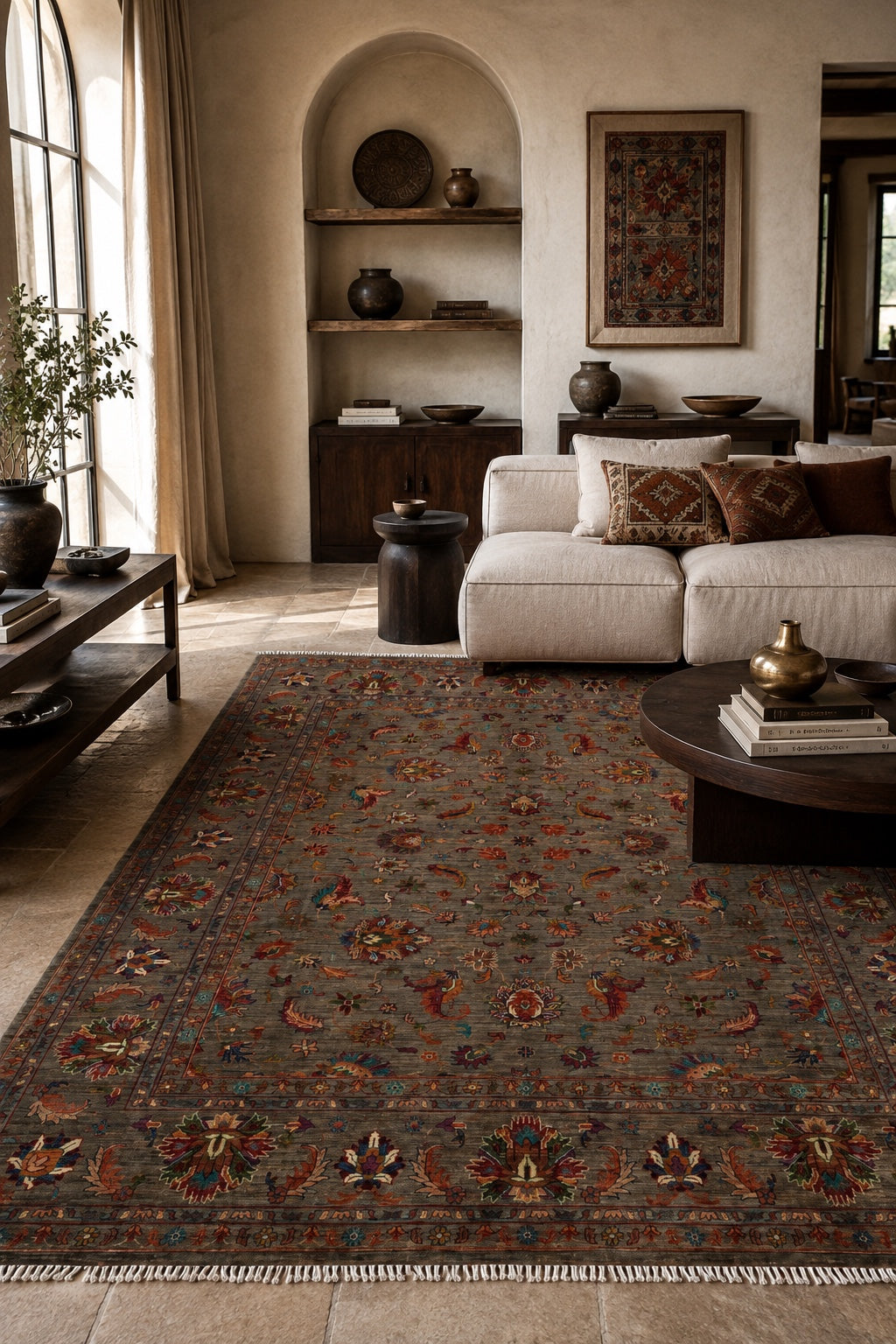 Afgan Orjin El Dokuma Yün Halı 249x302 - Afgan el dokuma hali mockup