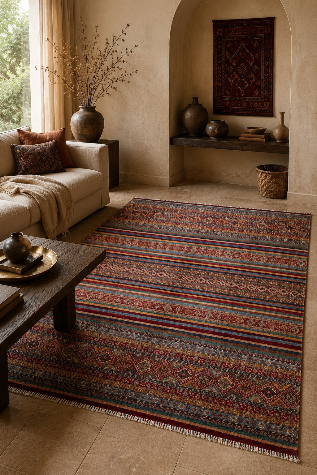 SHB Afgan Orjin El Dokuma Yün Halı 250x322 - Afgan el dokuma hali mockup