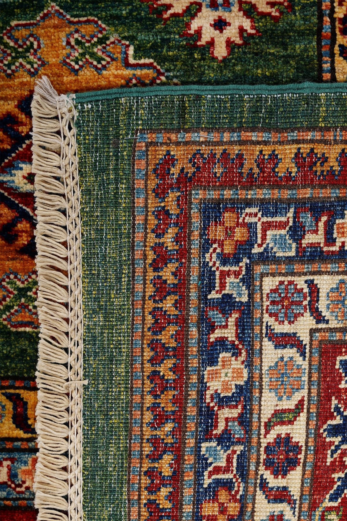 Afgan Şirvan El Dokuma Yün Halı 199x293 — detay 3