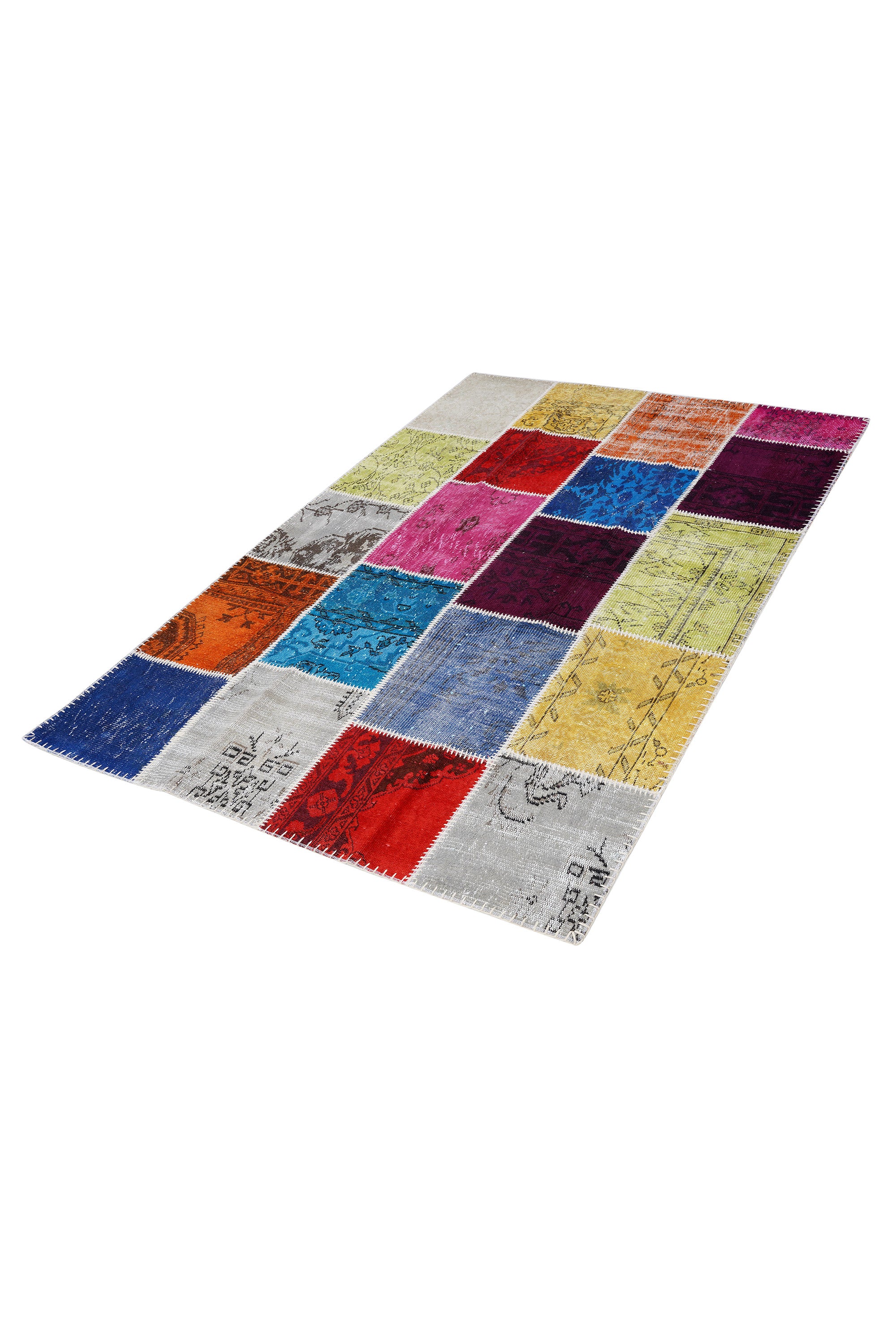 Naar Halı Patchwork El Yapımı Dekoratif Halı — detay 2