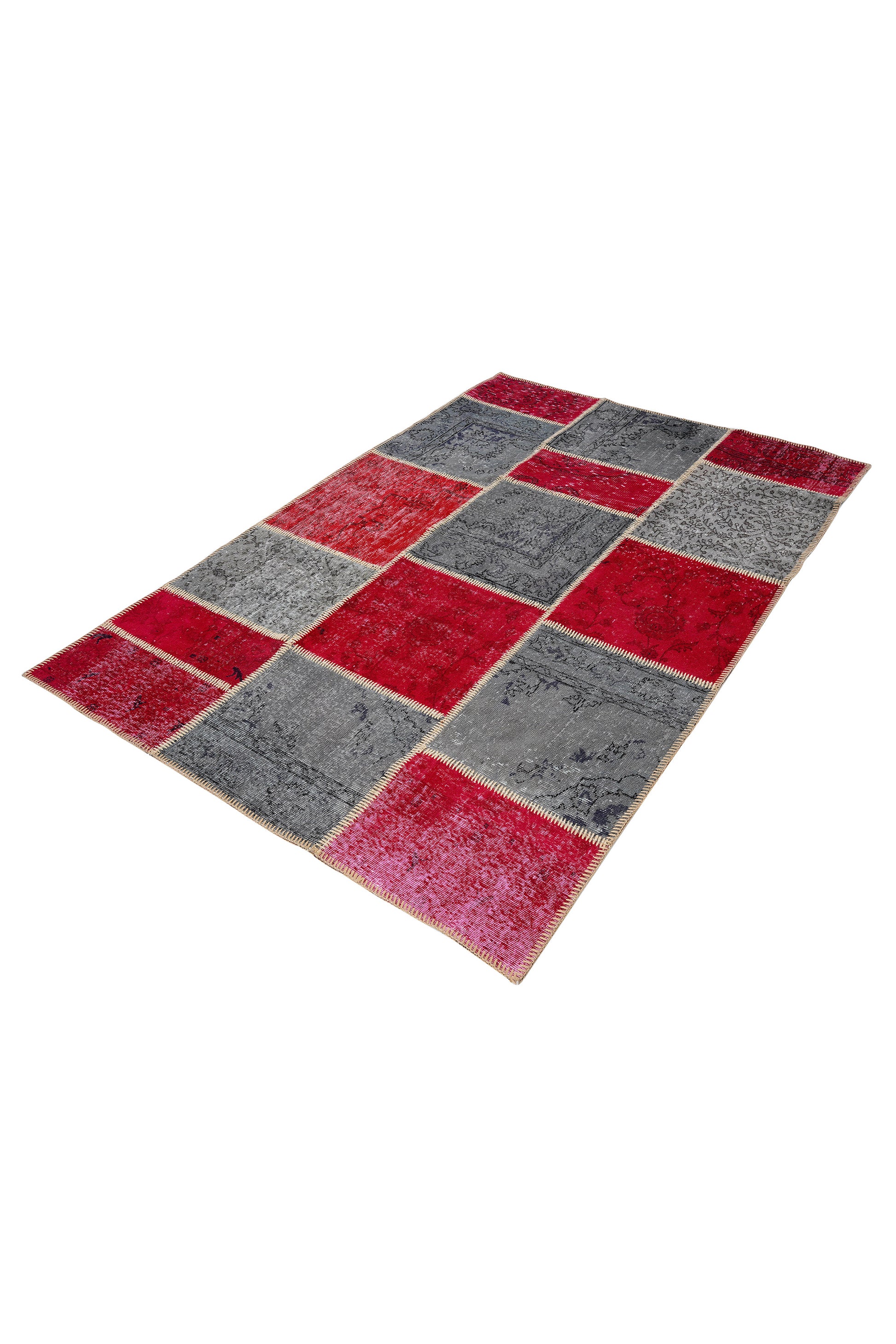 Naar Halı Patchwork El Yapımı Dekoratif Halı — detay 3