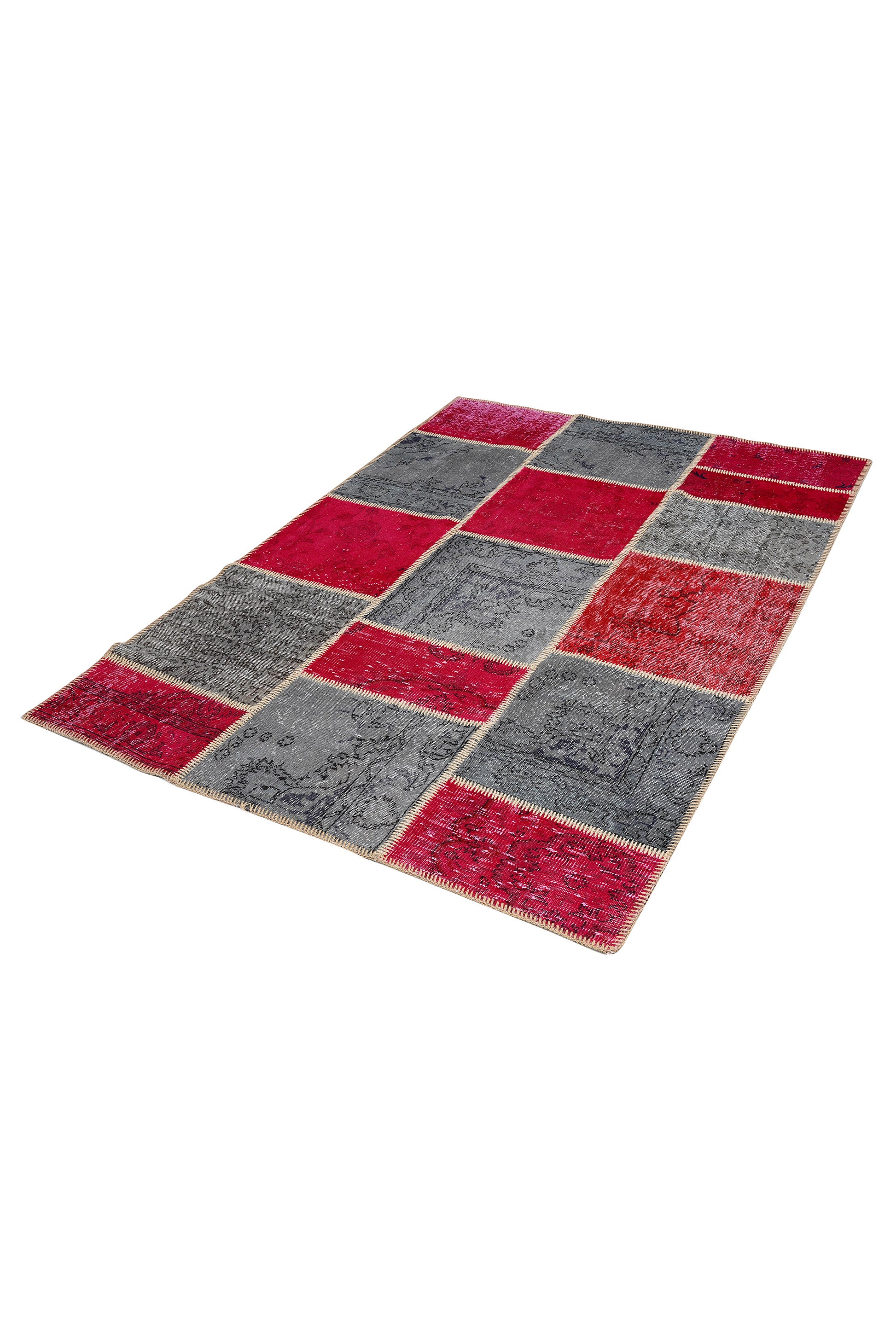 Naar Halı Patchwork El Yapımı Dekoratif Halı — detay 5