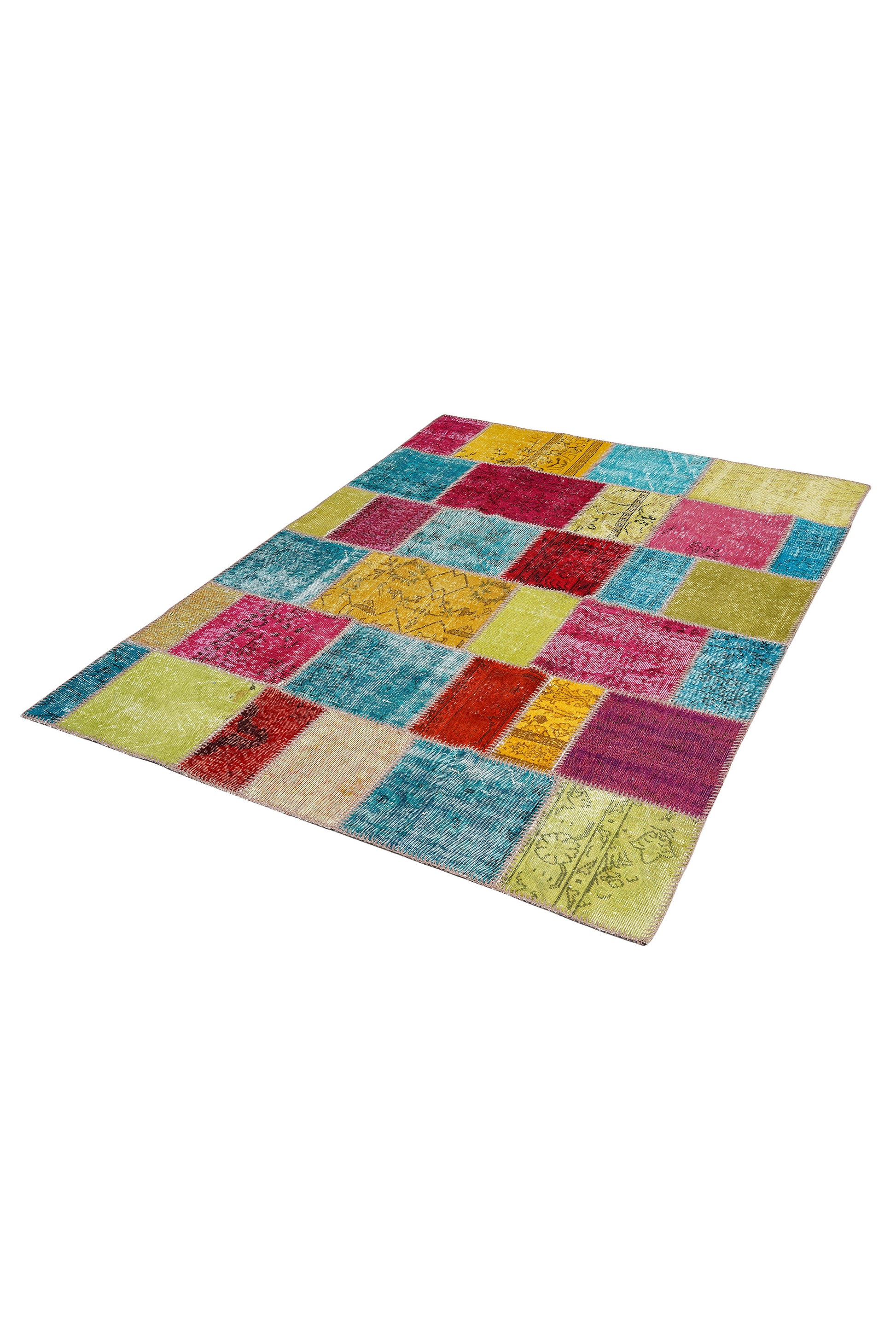 Naar Halı Patchwork El Yapımı Dekoratif Halı — detay 4