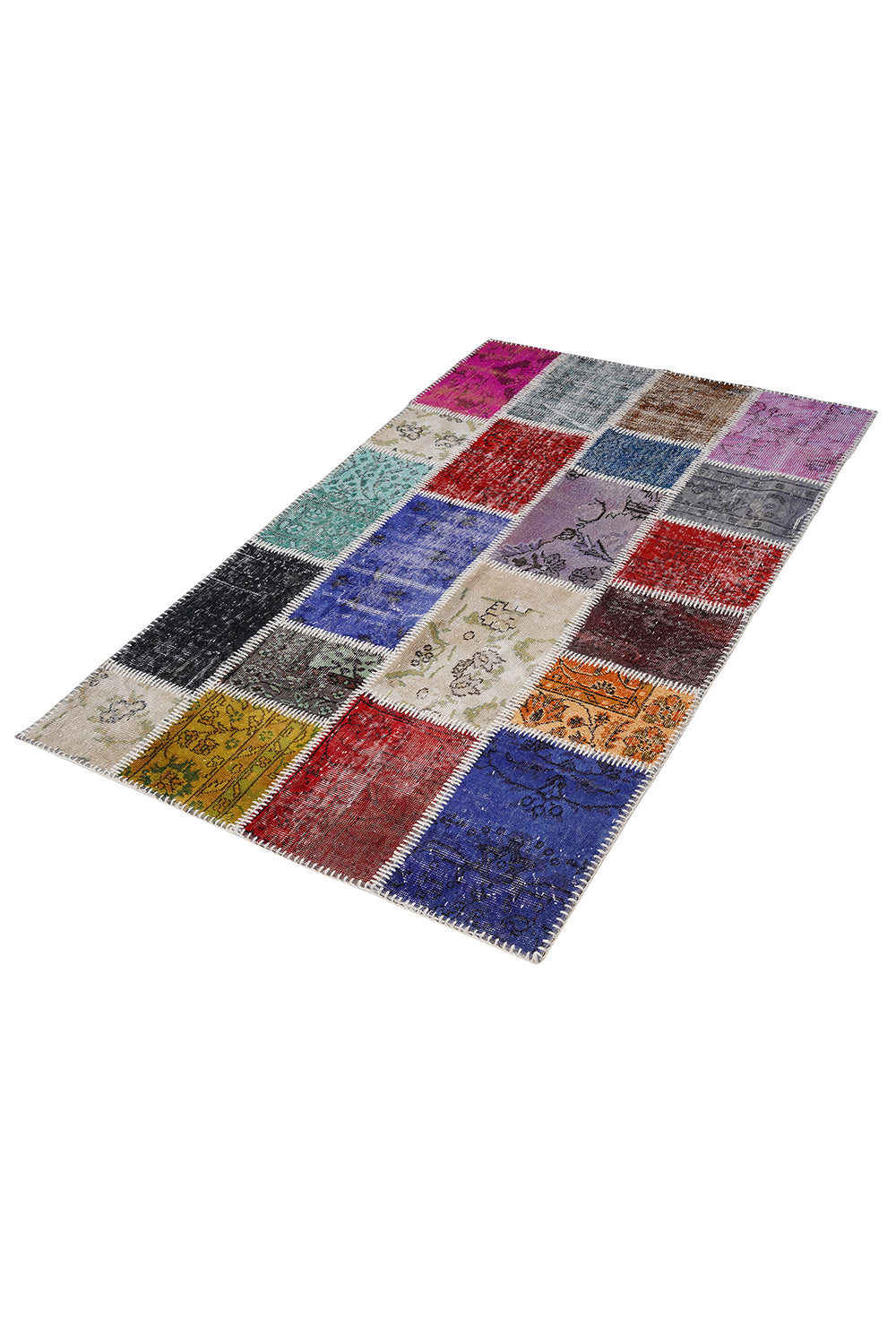 Naar Halı Patchwork El Yapımı Dekoratif Halı — detay 2
