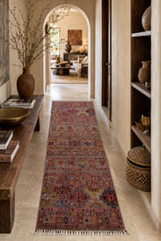 RHMN Afgan Orjin El Dokuma Yün Halı 82x252 - Afgan el dokuma hali mockup