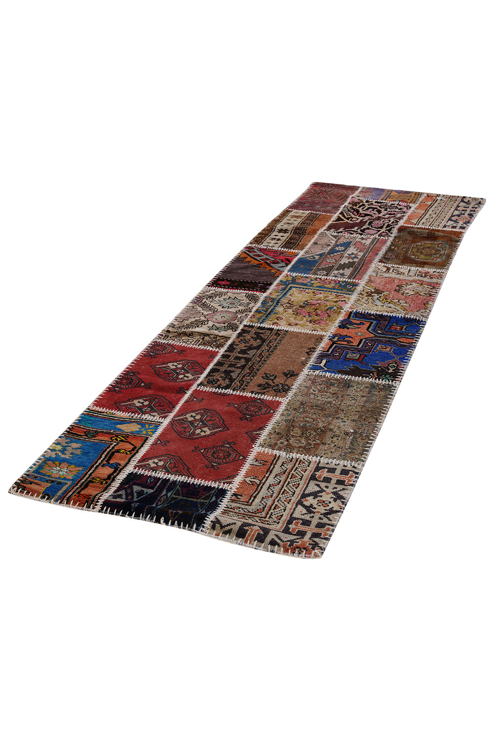Naar Halı Patchwork El Yapımı Dekoratif Halı — detay 2