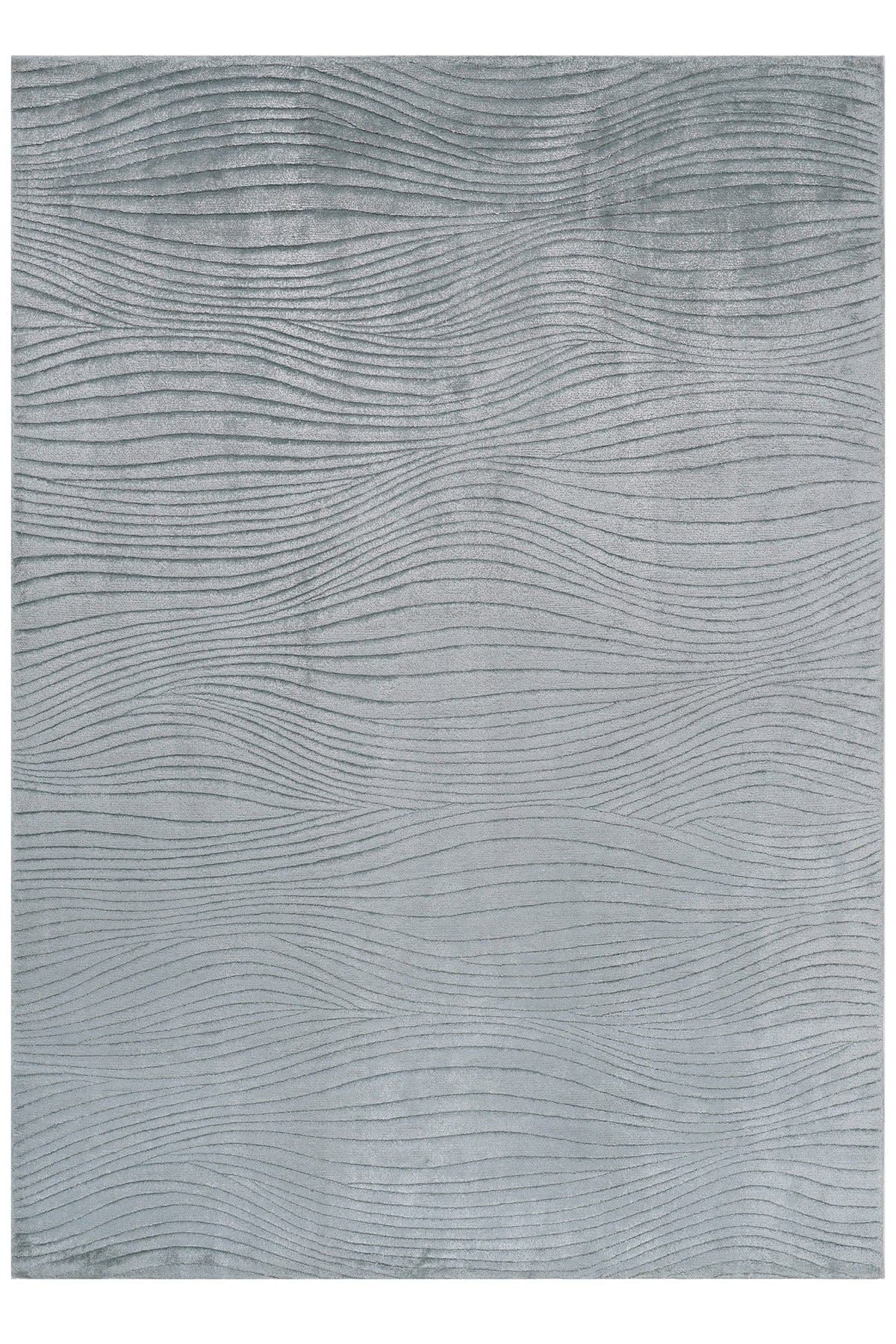 Nepal 3539 El Dokuma Kalın Bambu Halı 170x240 - Yeşil — üstten görünüm