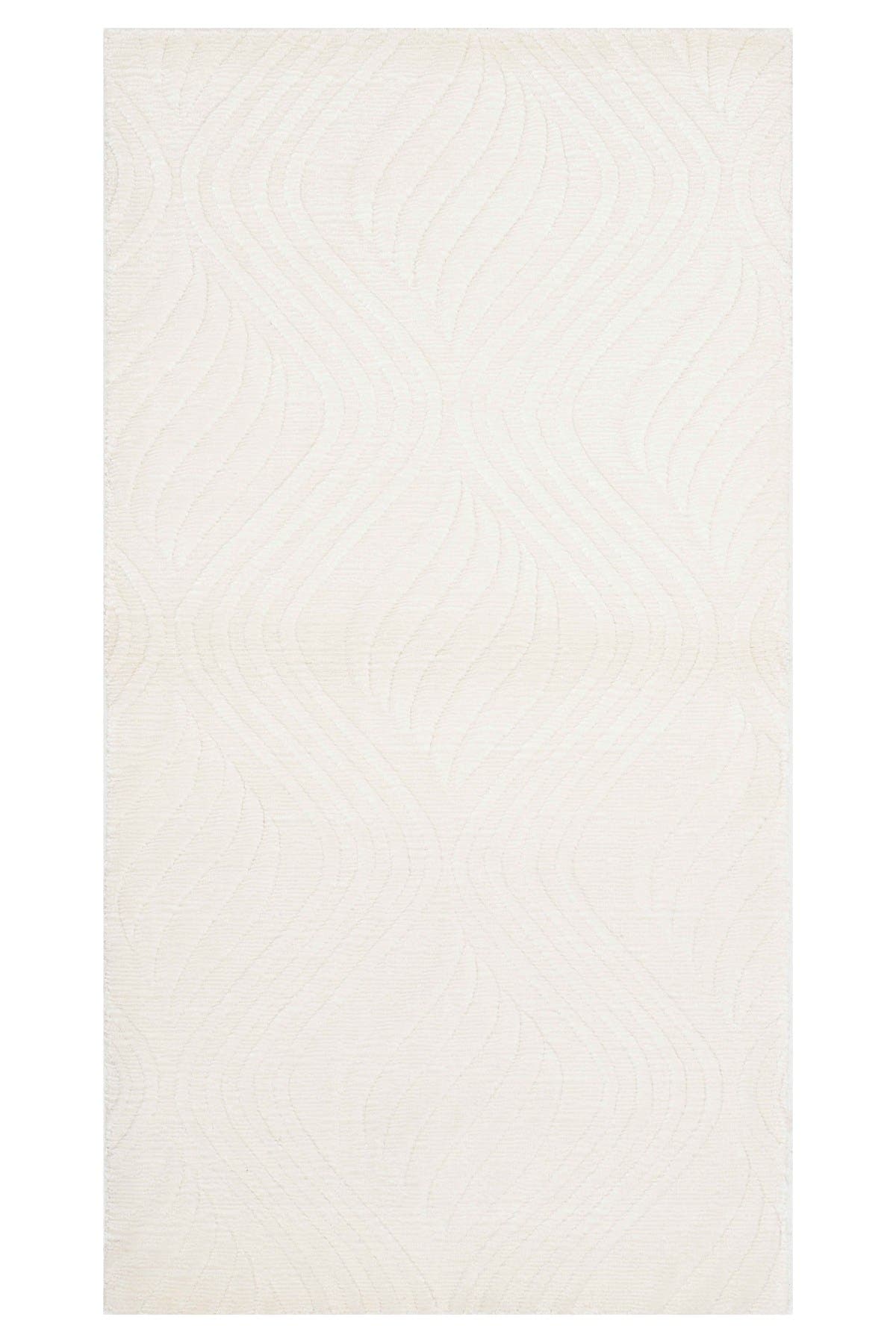 Nepal 3629 El Dokuma Kalın Bambu Halı 80x150 - Bej — üstten görünüm