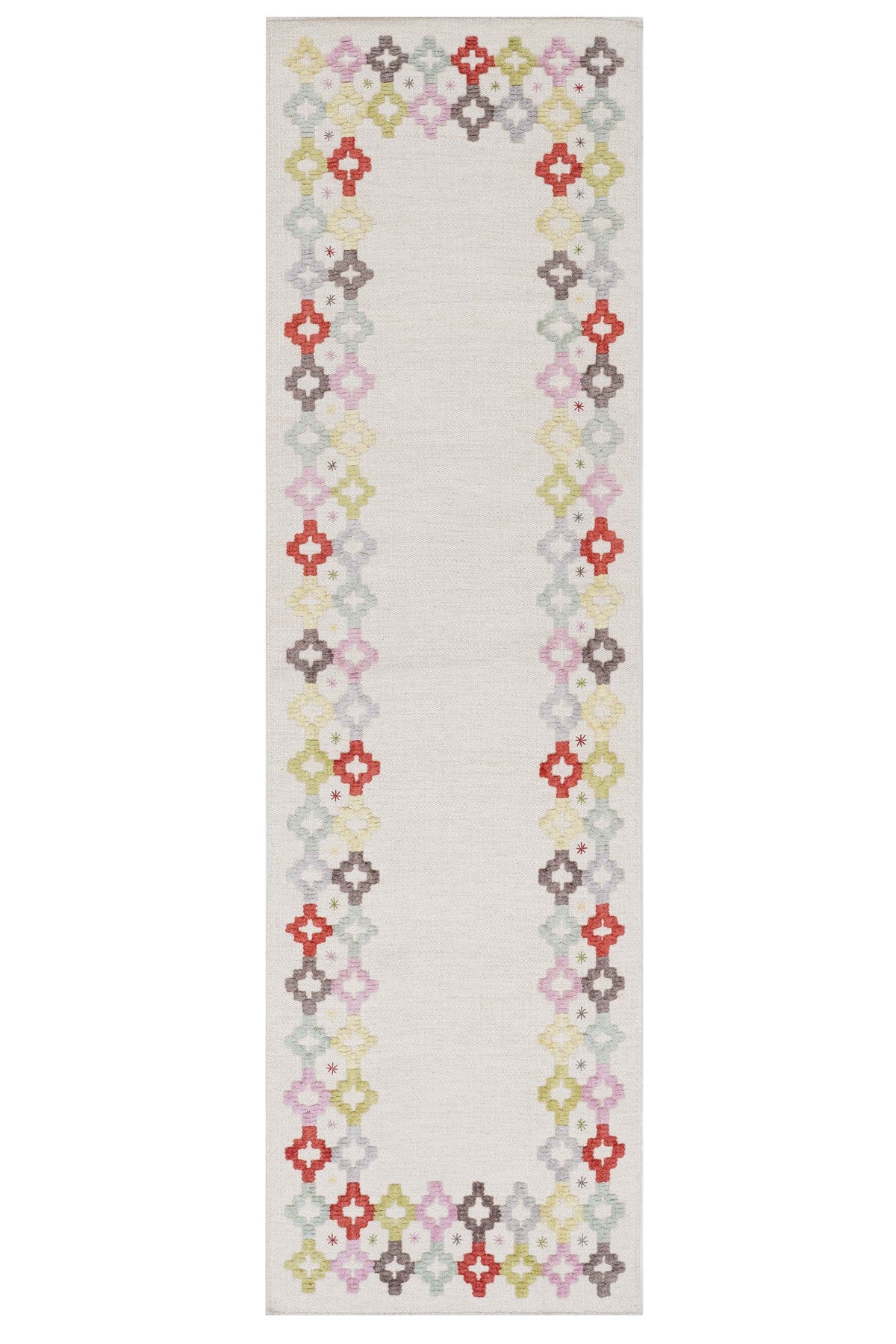 Nepal 3655 El Dokuma Kalın Yün Kilim — üstten görünüm