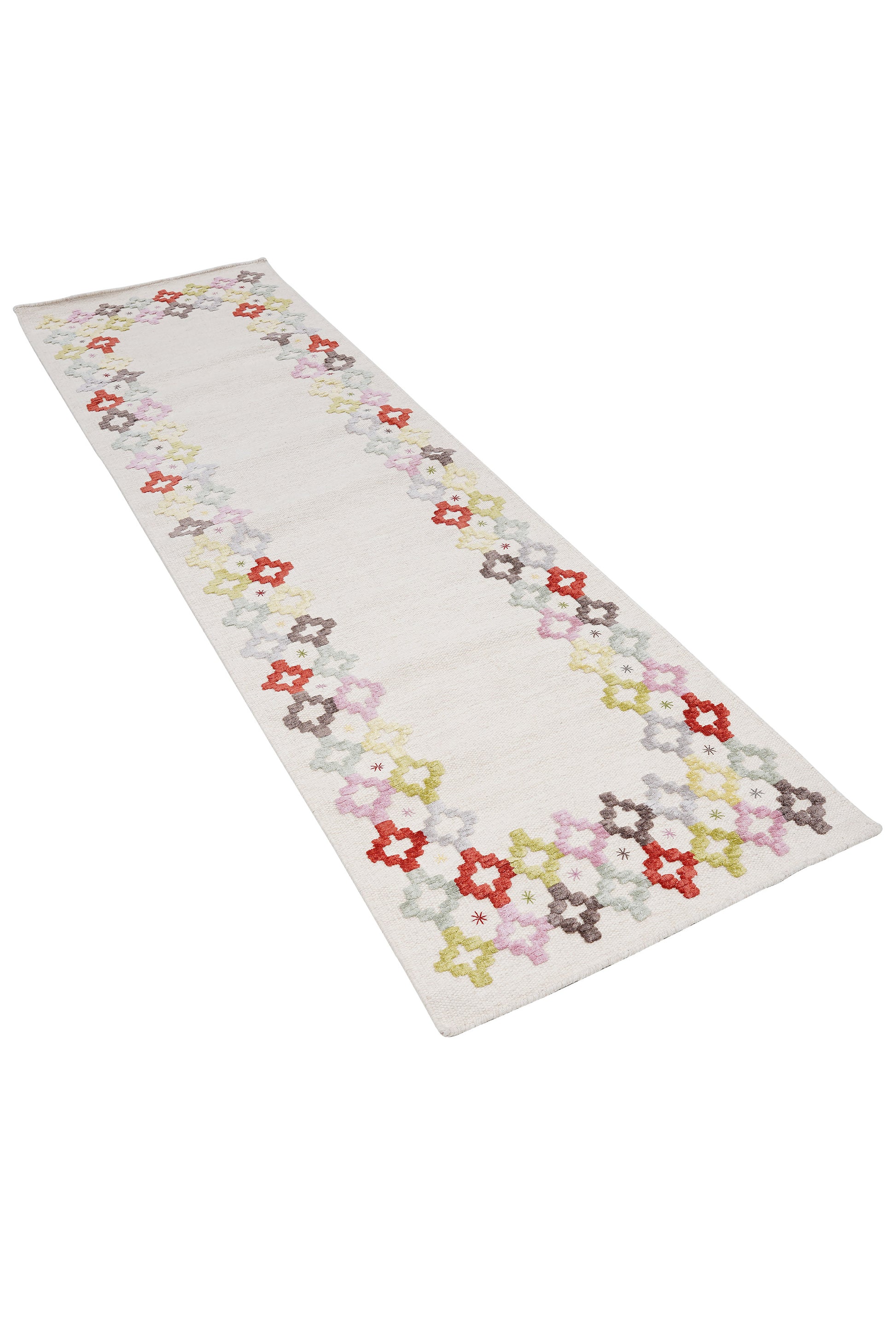 Nepal 3655 El Dokuma Kalın Yün Kilim — detay 3