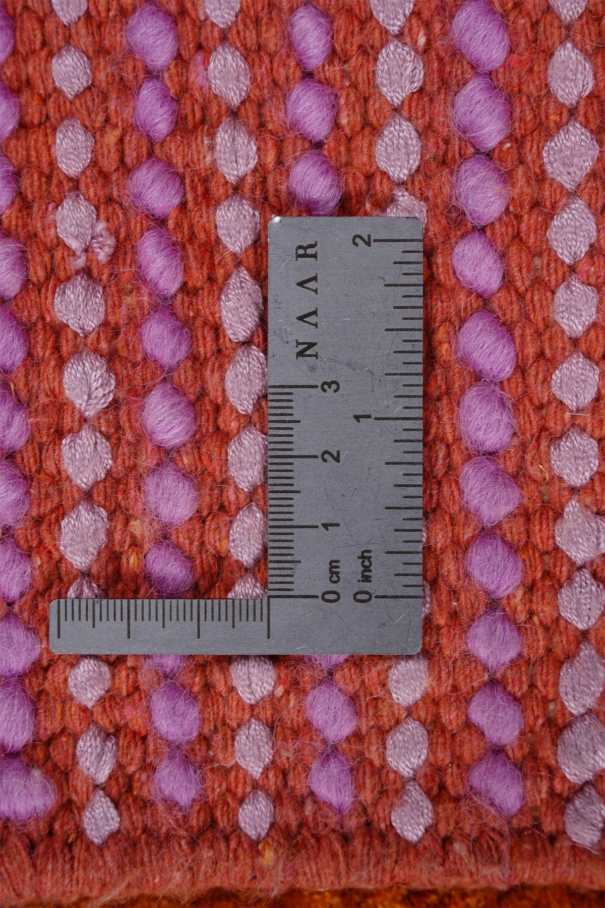 Nepal 3649 El Dokuma Kalın Yün Kilim — detay 4