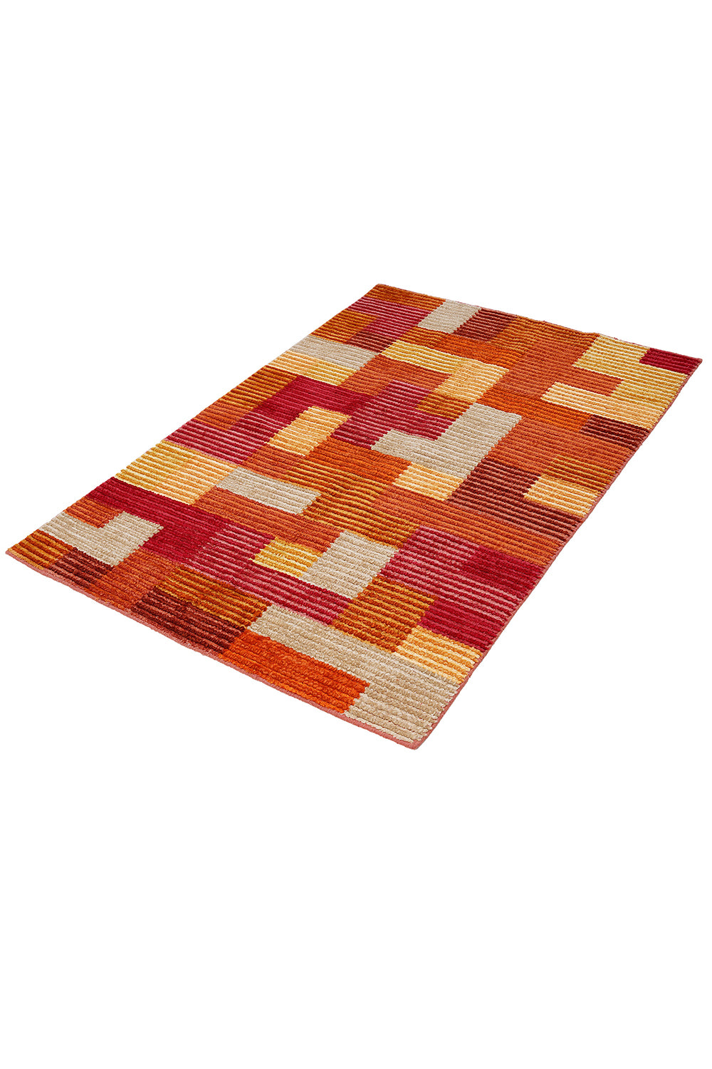 Nepal 3588 El Dokuma Kalın Yün Kilim — detay 2