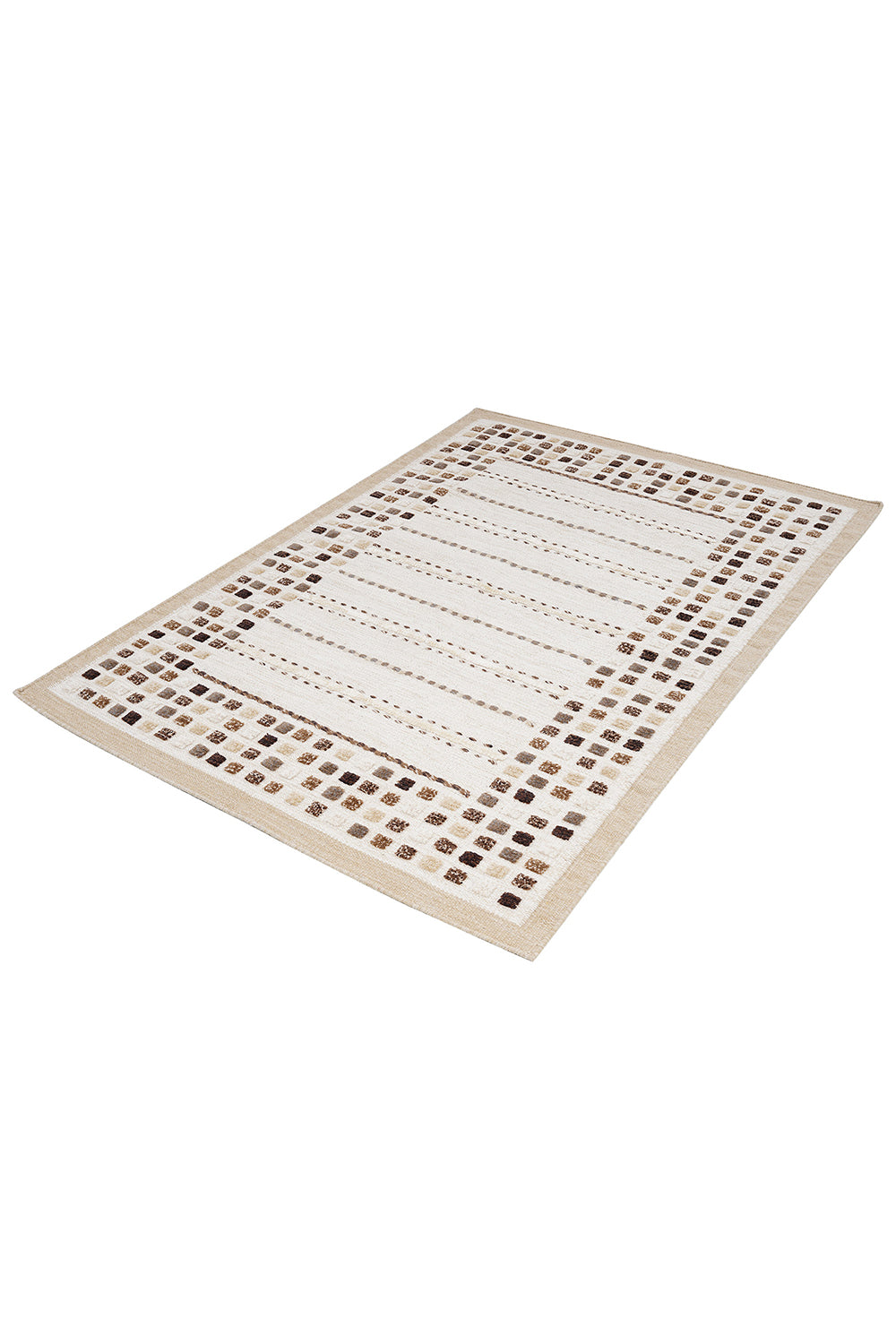 Nepal 3587 El Dokuma Kalın Yün Kilim — detay 3