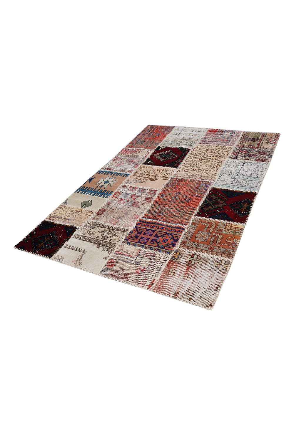 Naar Halı Patchwork El Yapımı Dekoratif Halı — detay 2