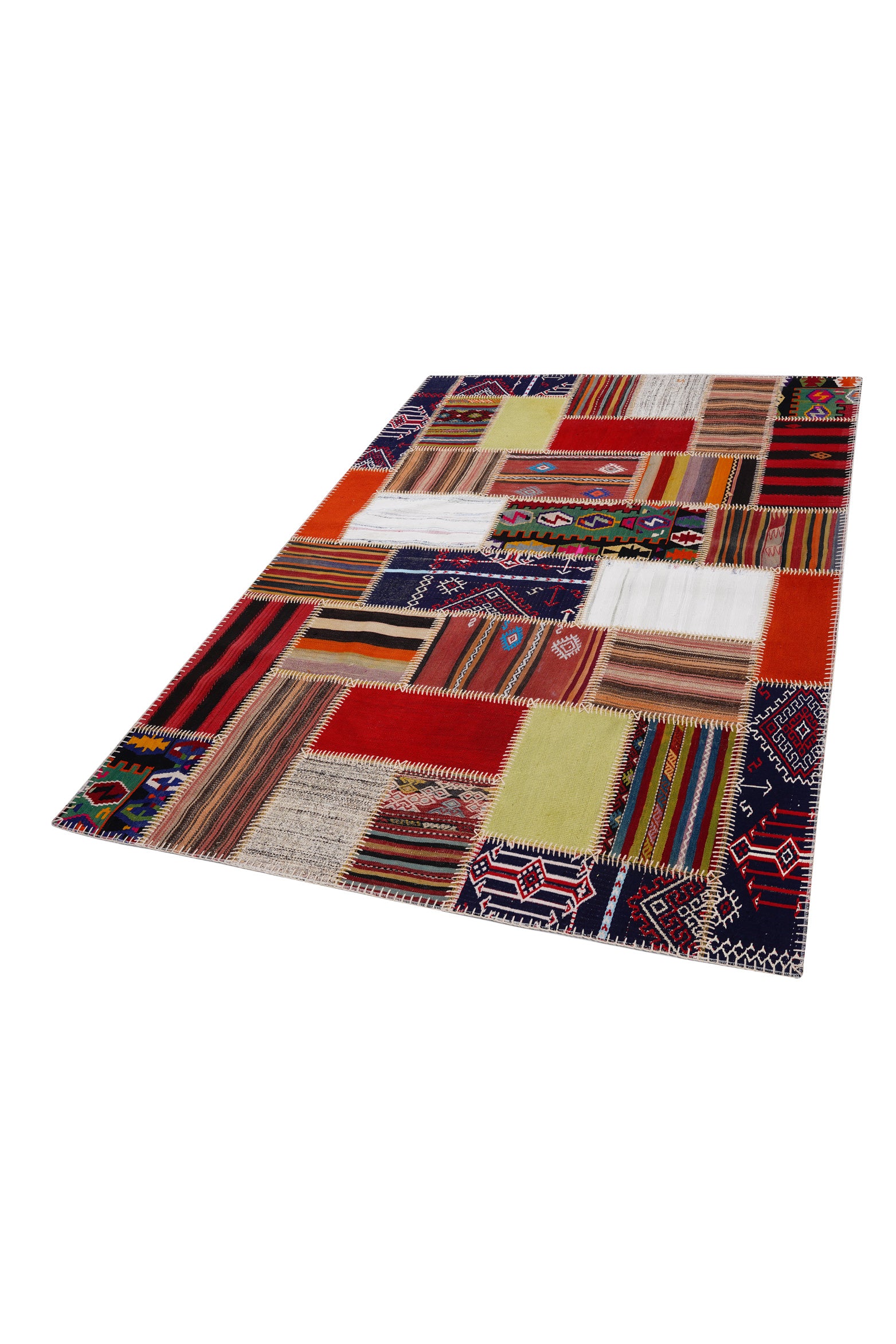 Naar Halı Patchwork El Yapımı Dekoratif Halı — detay 4
