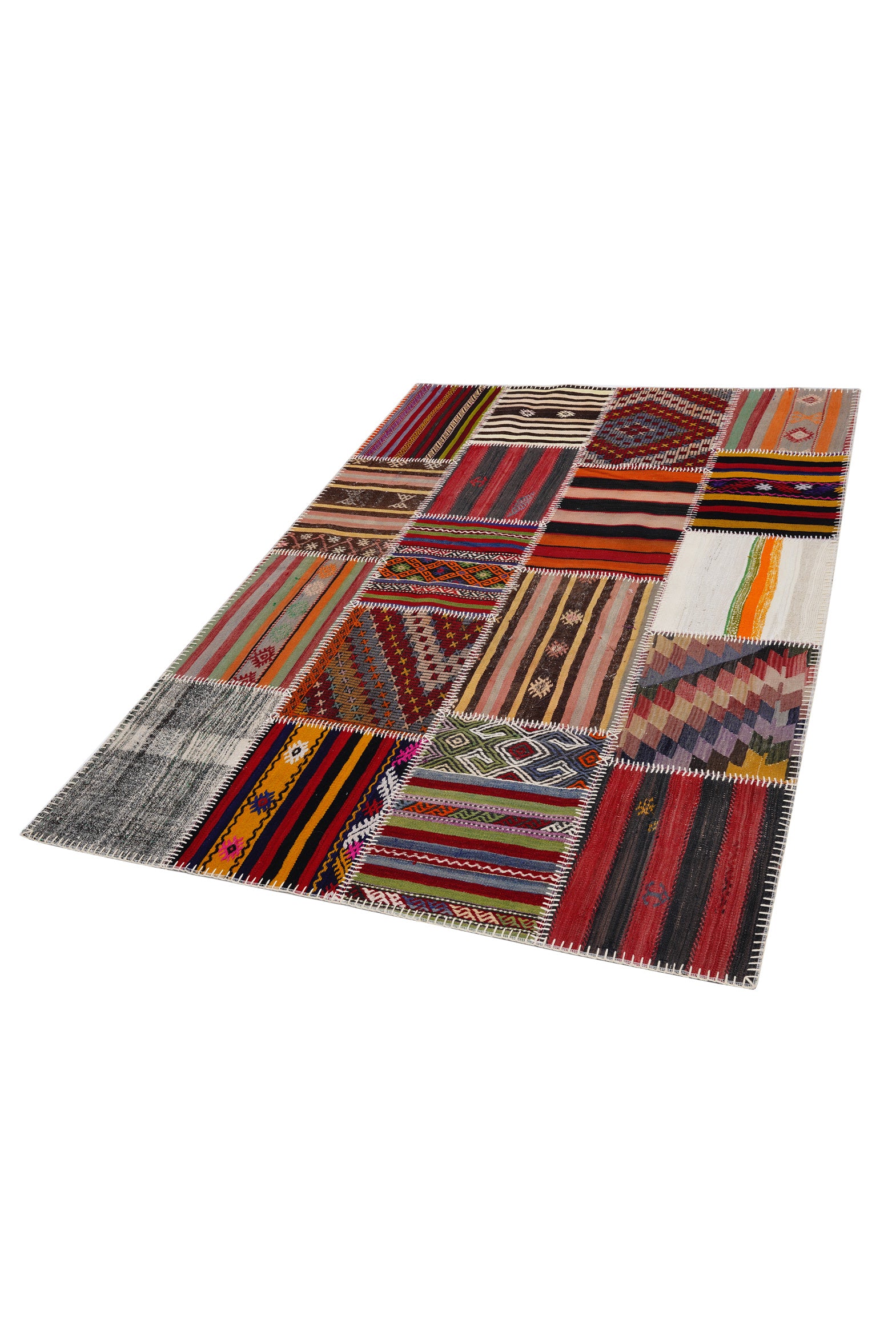 Naar Halı Patchwork El Yapımı Dekoratif Halı — detay 4