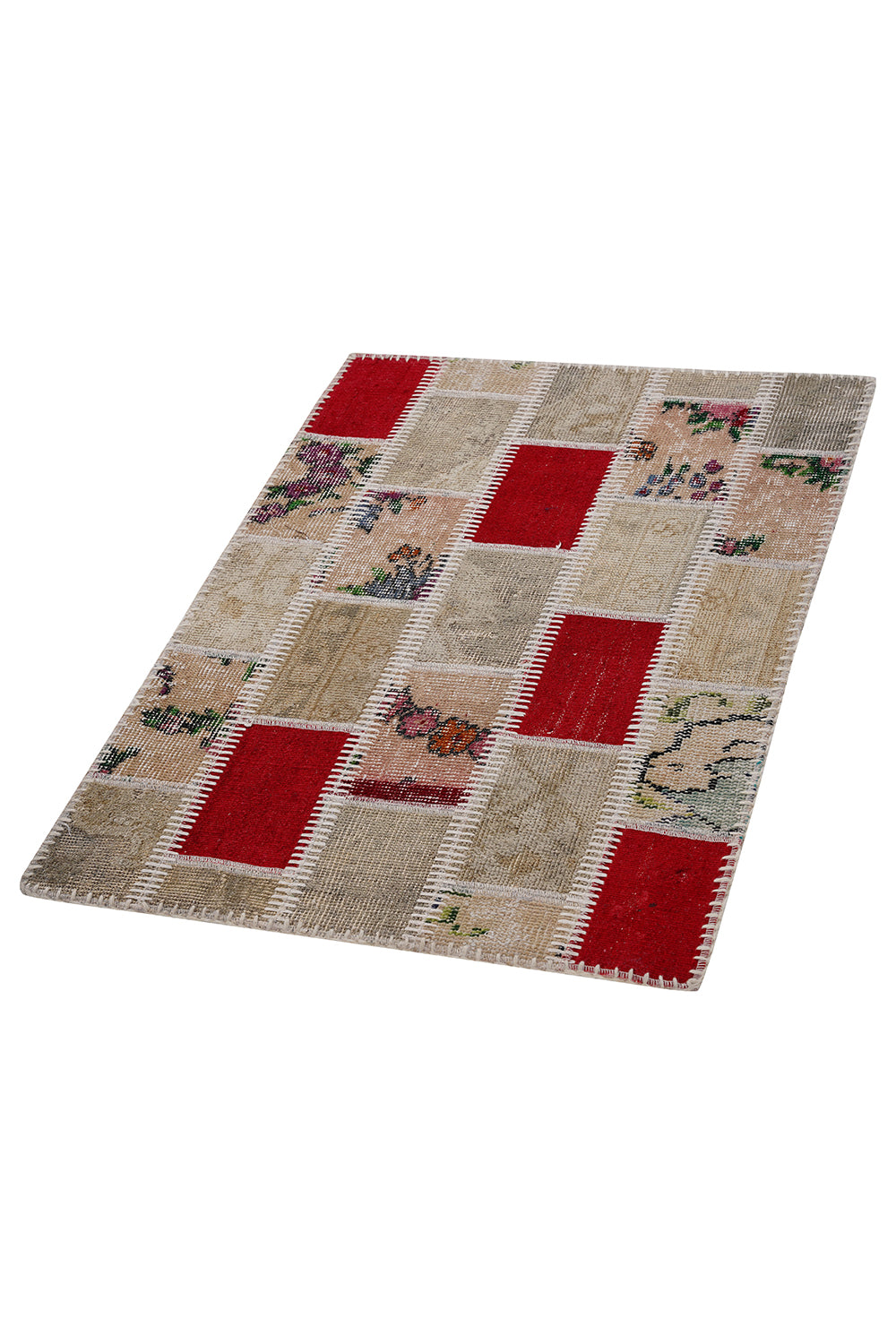 Naar Halı Patchwork 10 El Yapımı Dekoratif Halı — detay 2