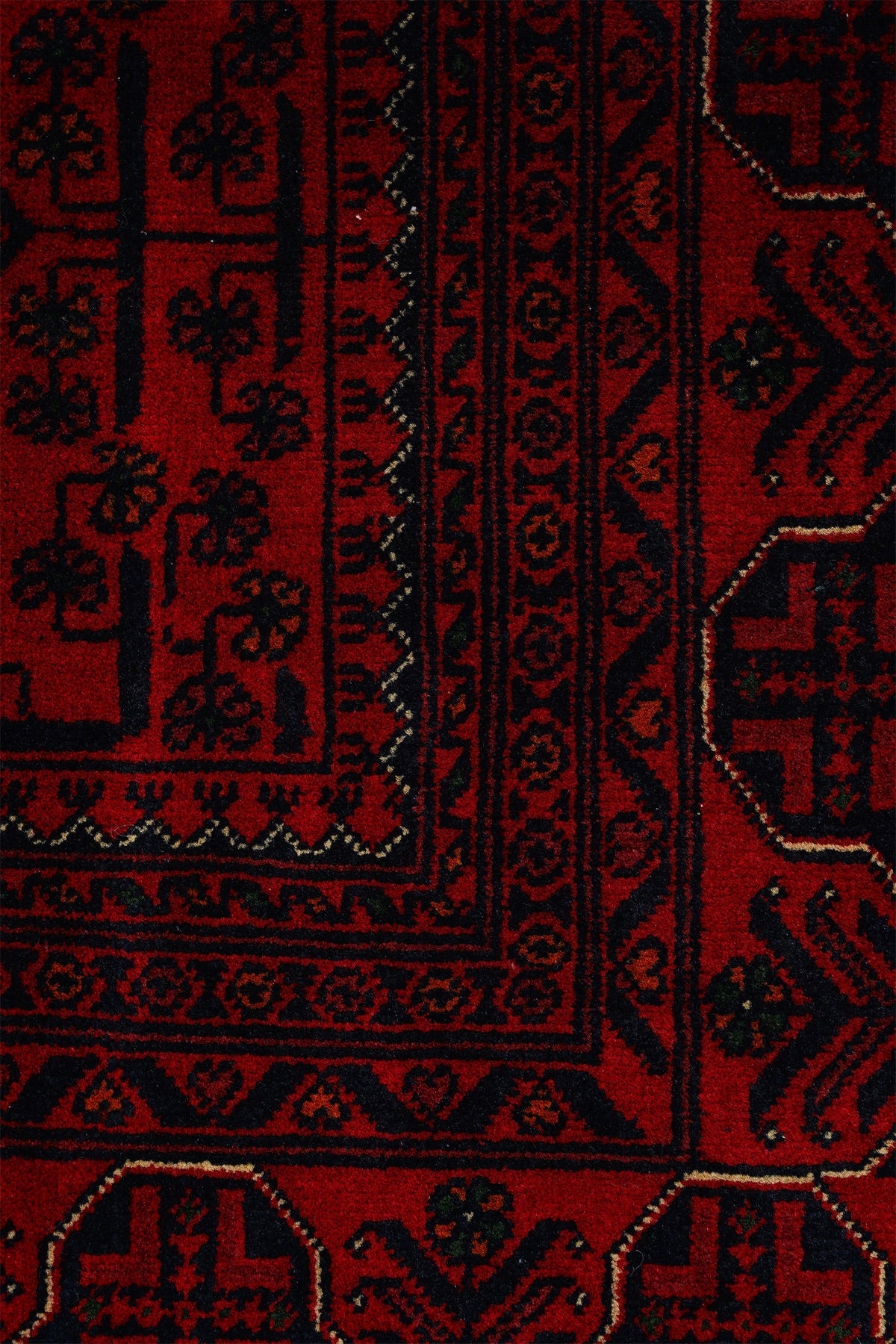 Afgan Khamyab El Dokuma Yün Halı — detay 3