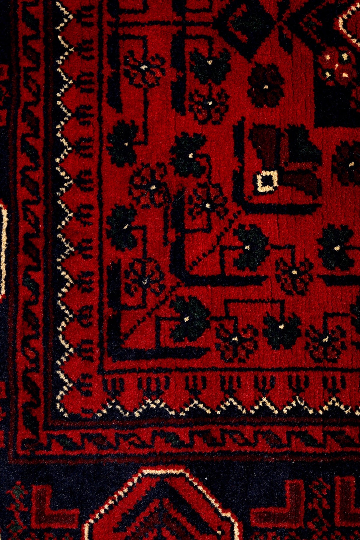 Afgan Khamyab El Dokuma Yün Halı — detay 2