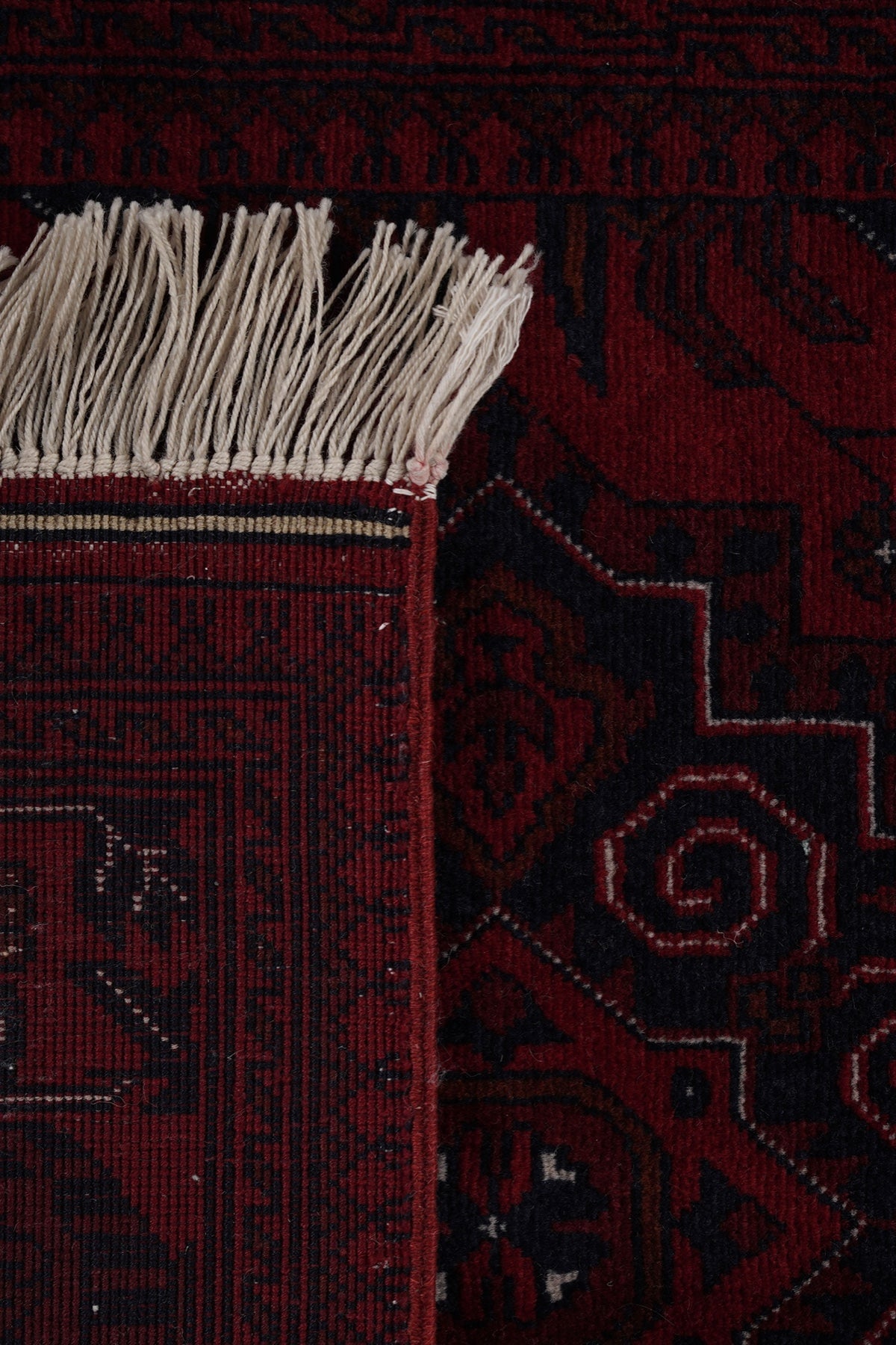 Afgan Khamyab El Dokuma Yün Halı — detay 4