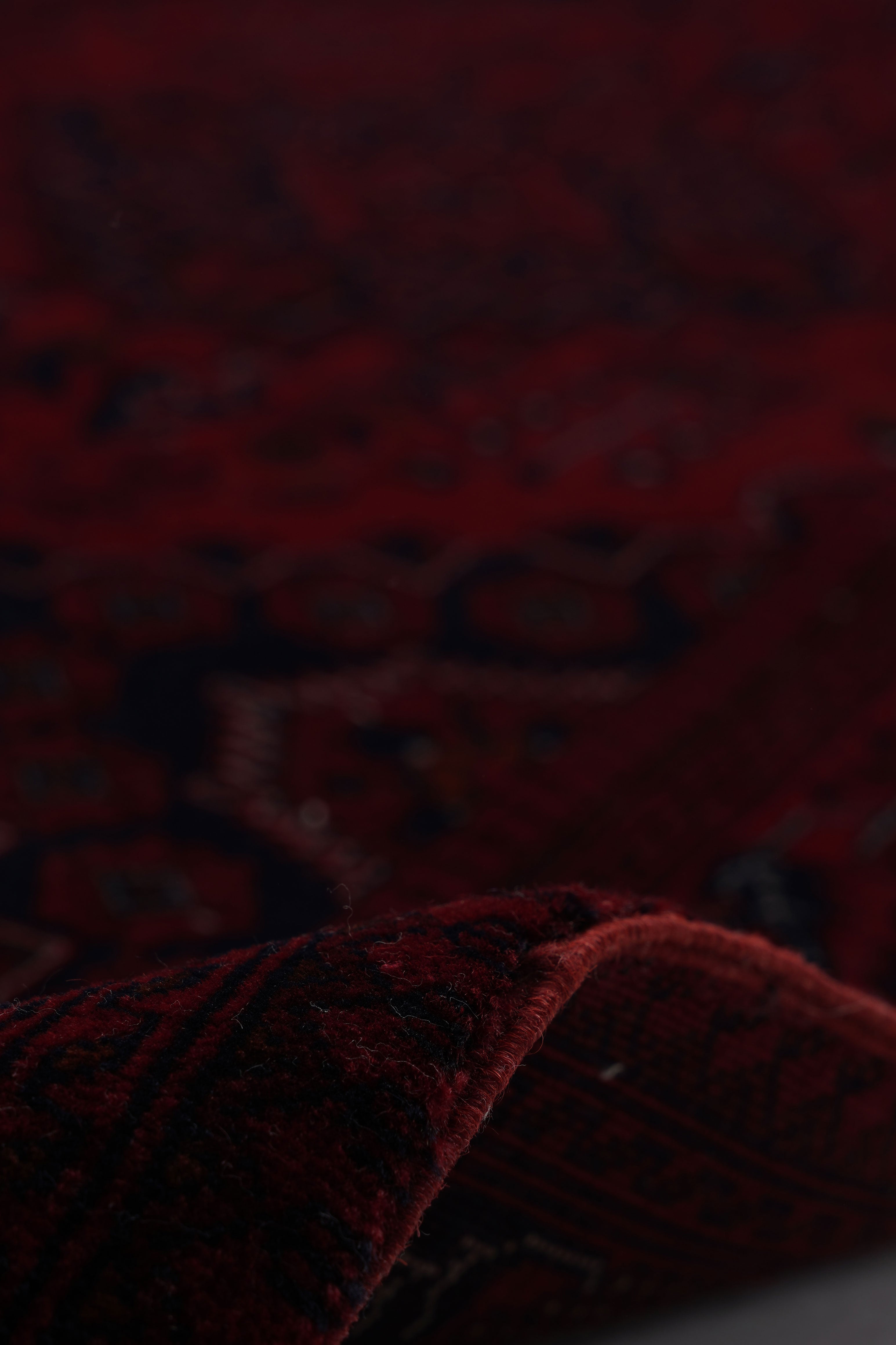Afgan Khamyab El Dokuma Yün Halı — detay 3