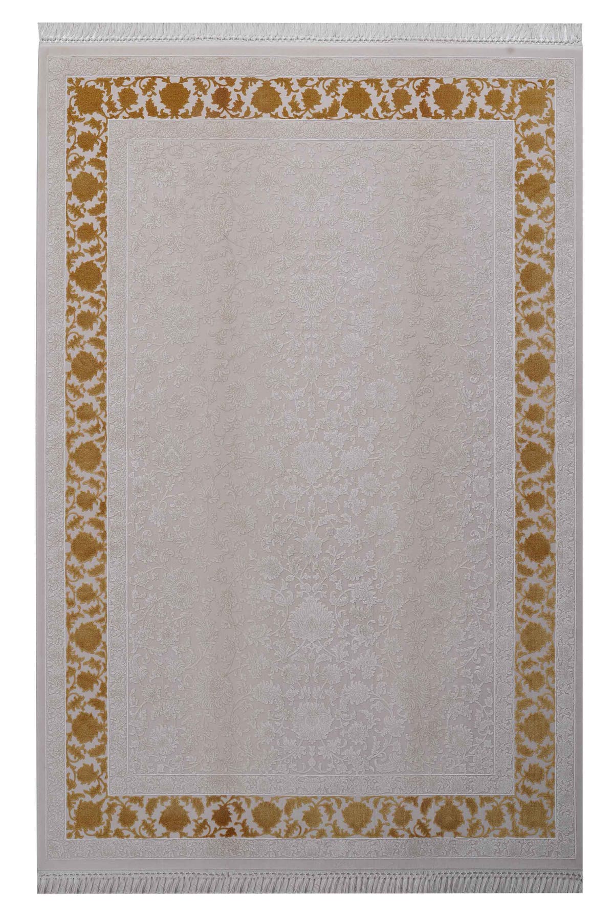 Elexus Semerkant 0101 Bambu Salon Halısı — üstten görünüm